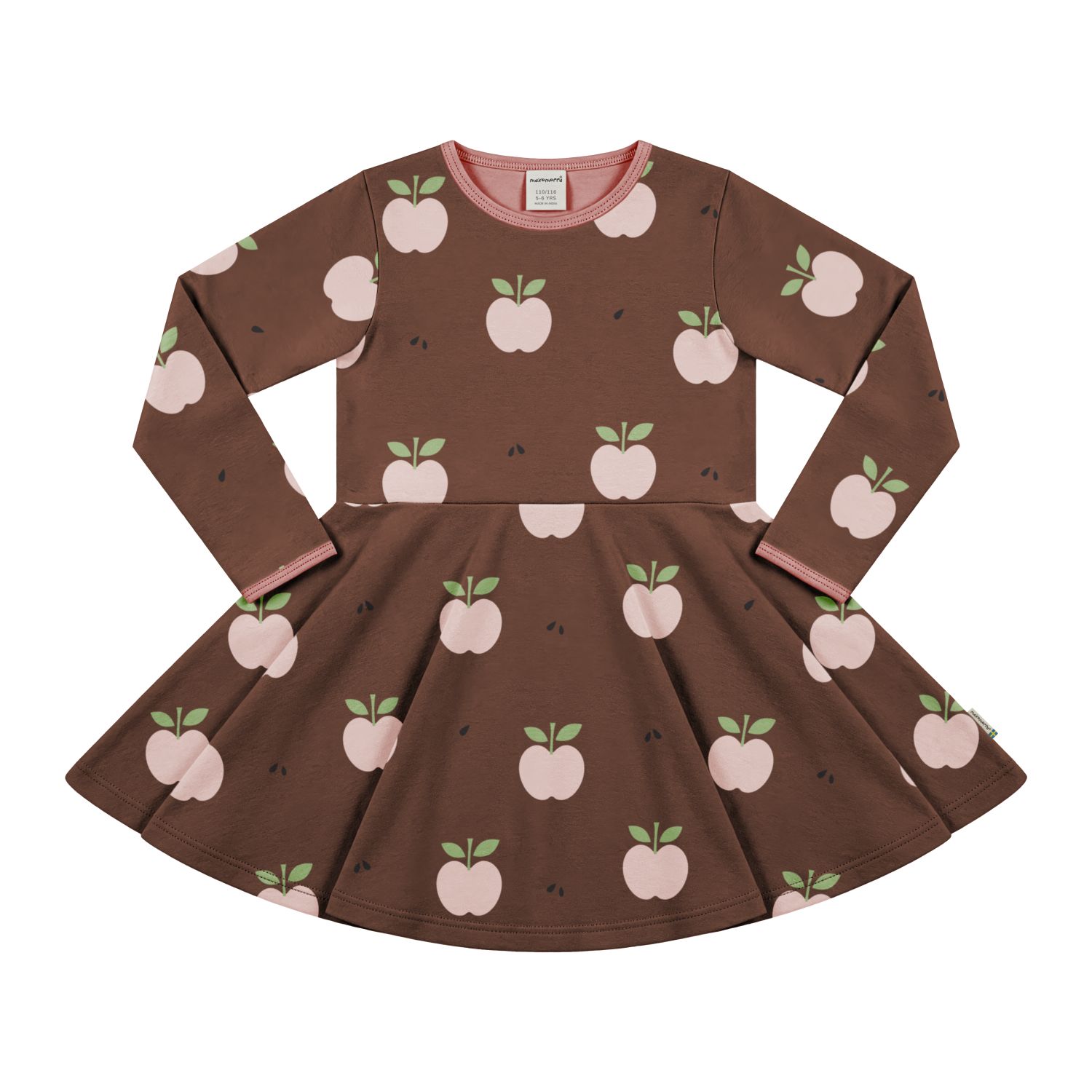 Maxomorra Kleid Circle APPLE