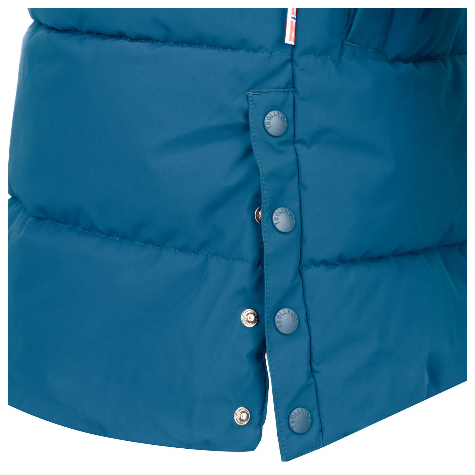 Trollkids Girls Aurland Wintermantel XT Madeira Blue/Bright Berry