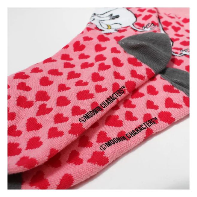 House of disaster Moomin Socken Heart Print Gr. 36-40