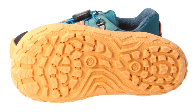 bLIFESTYLE Barfußschuh Landschildkröte TEX petrol