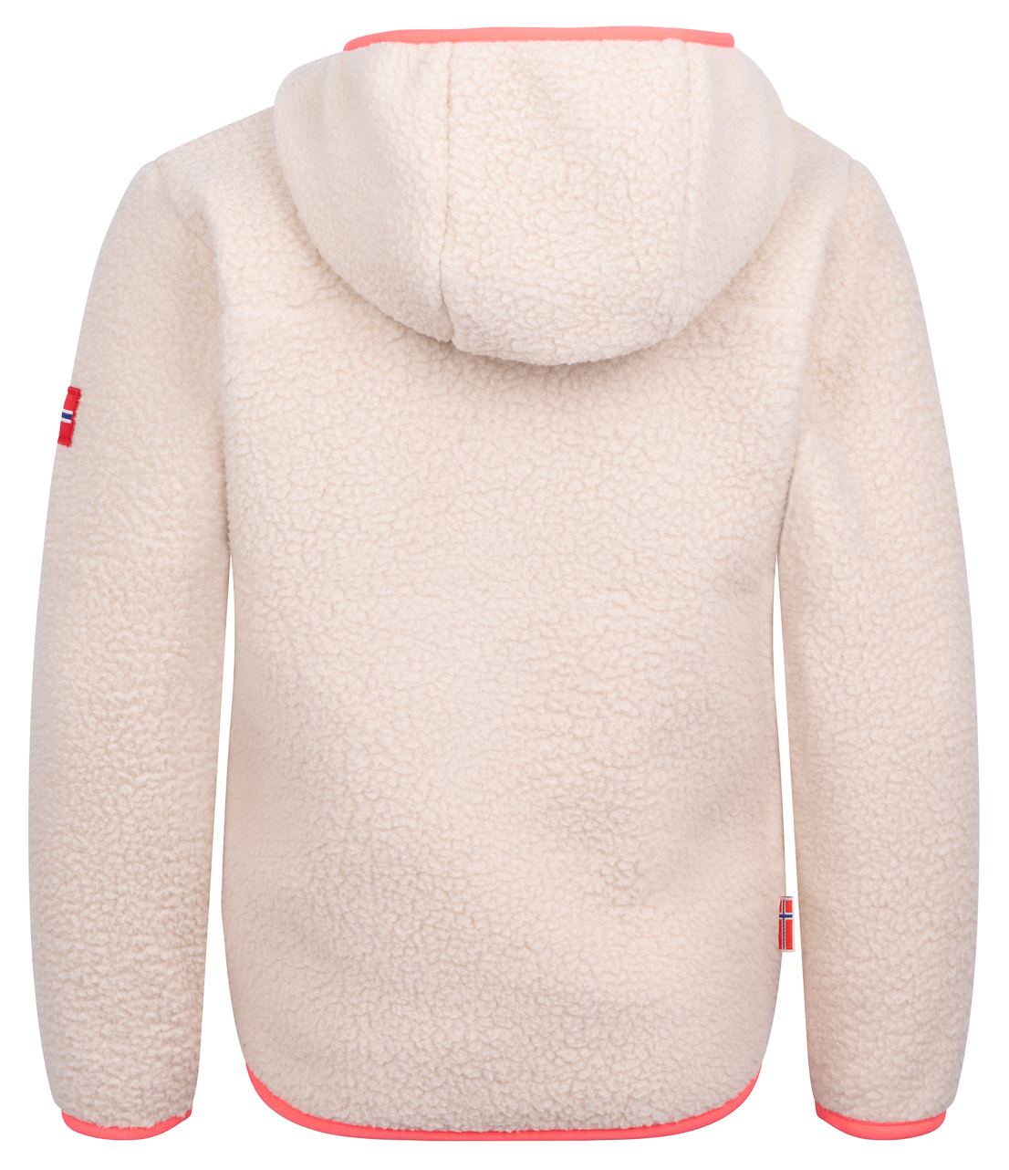 Trollkids Aurlandsfjord Fleece Jacke Frozen Berry/Sandstone