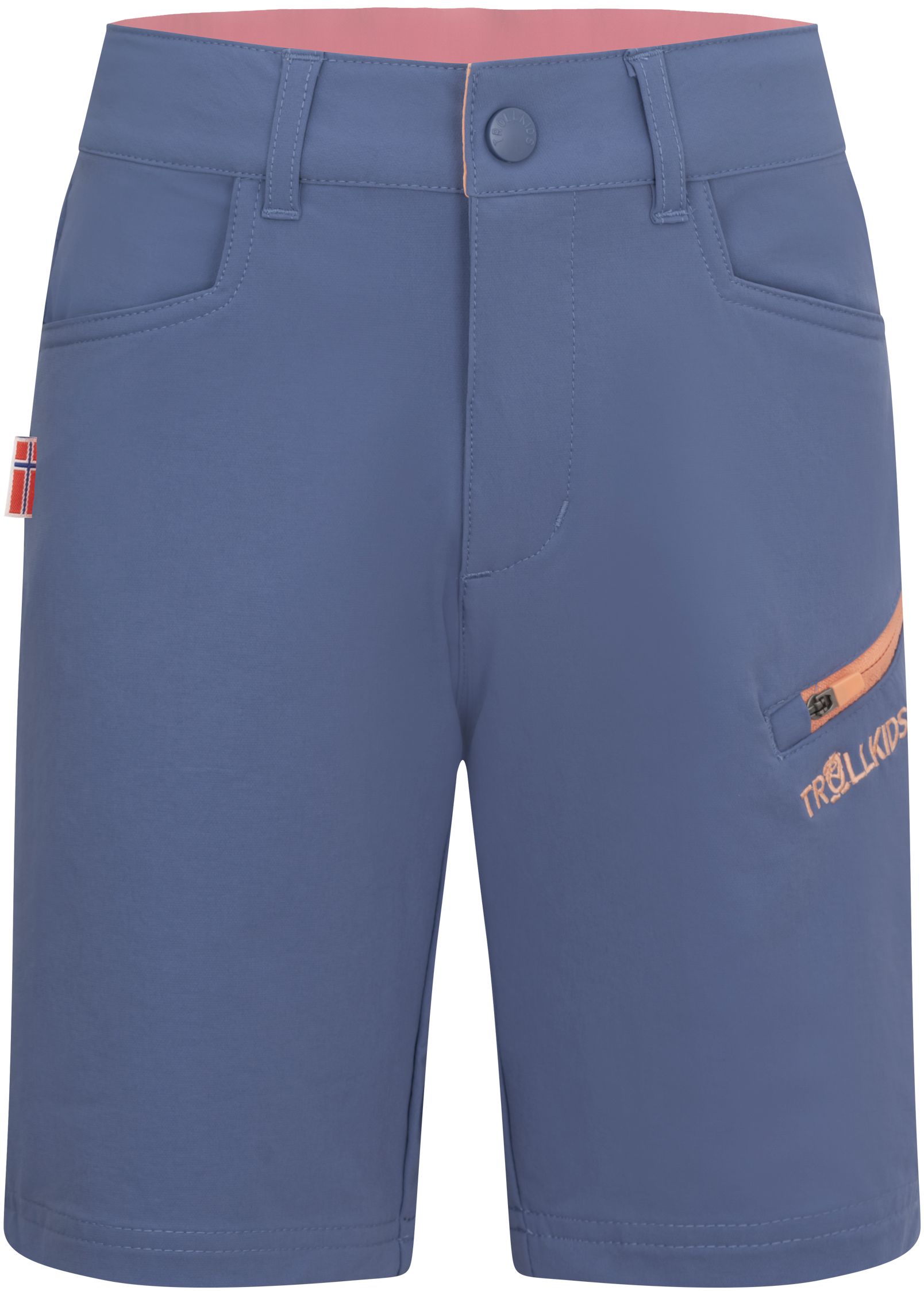 Trollkids Haugesund Shorts Lotus Blue/Dahlia