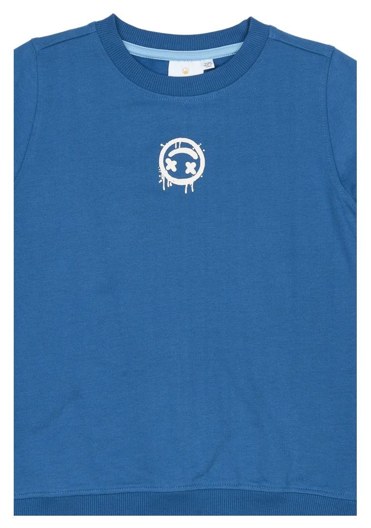 The New Boy Sweatshirt Smile true blue