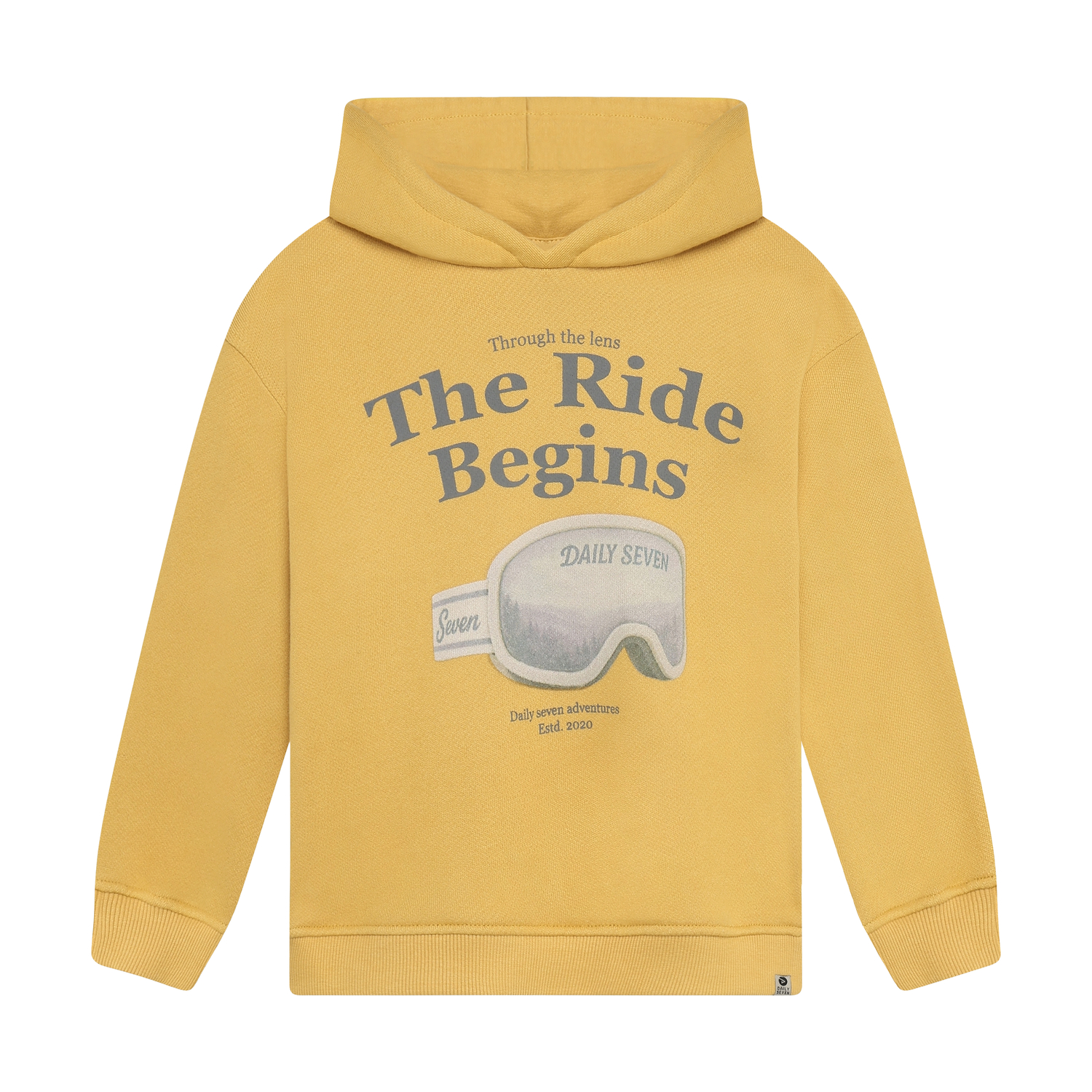 Daily Seven Boy Hoodie Oversized Artwork