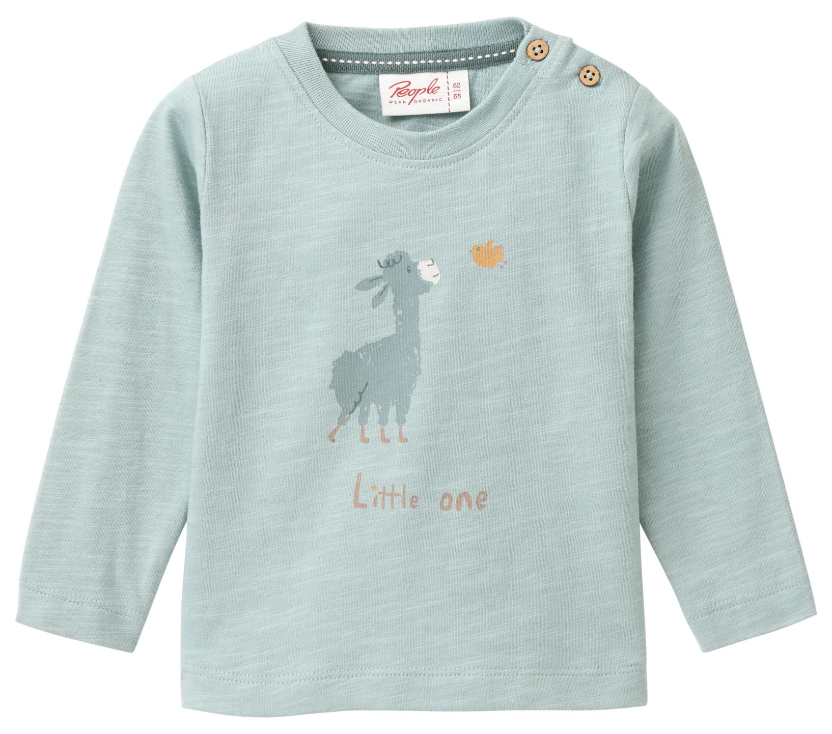 PWO Boy Langarmshirt Lama petrol