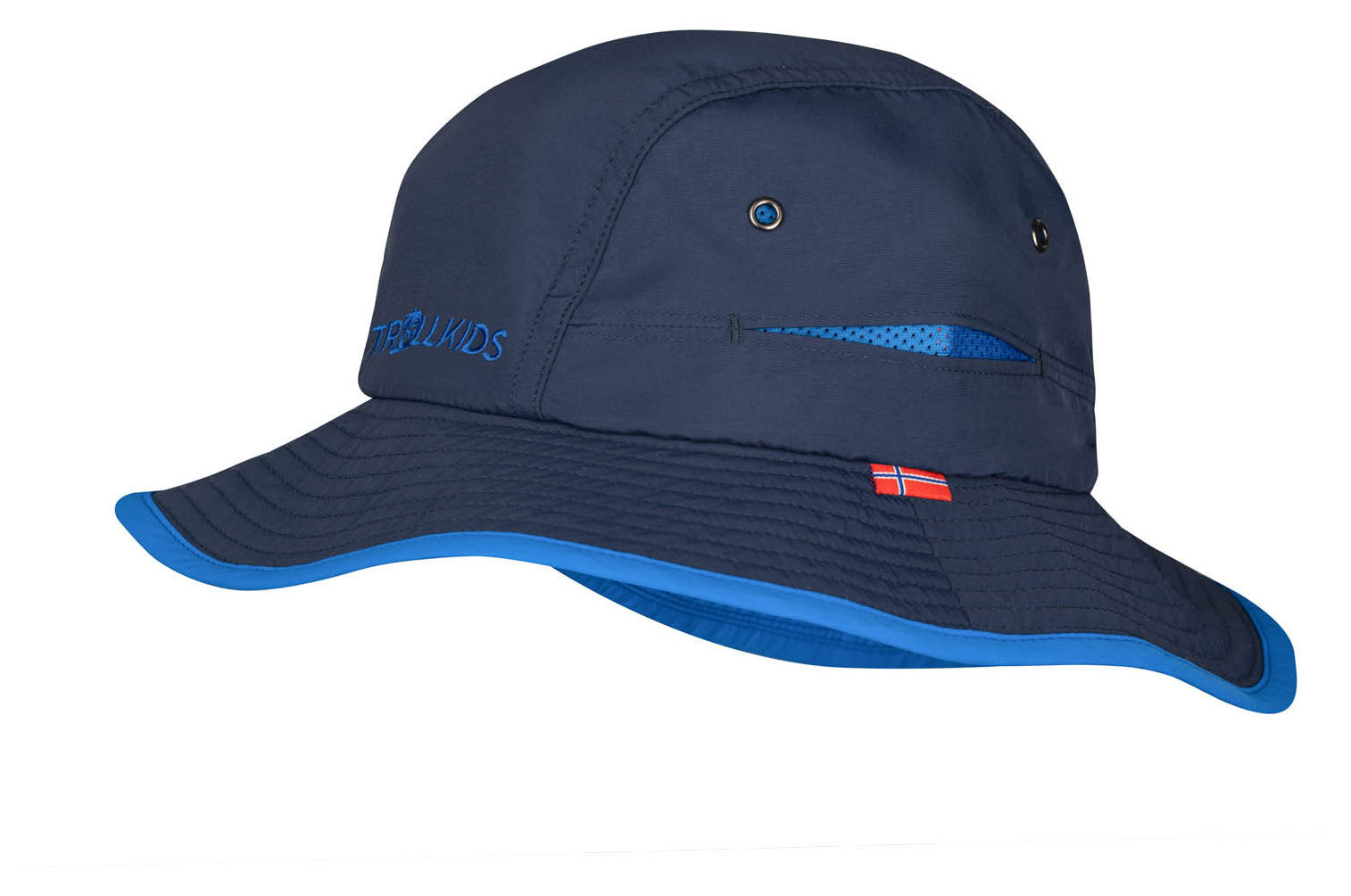 Trollkids Troll Hat Navy/Glow Blue