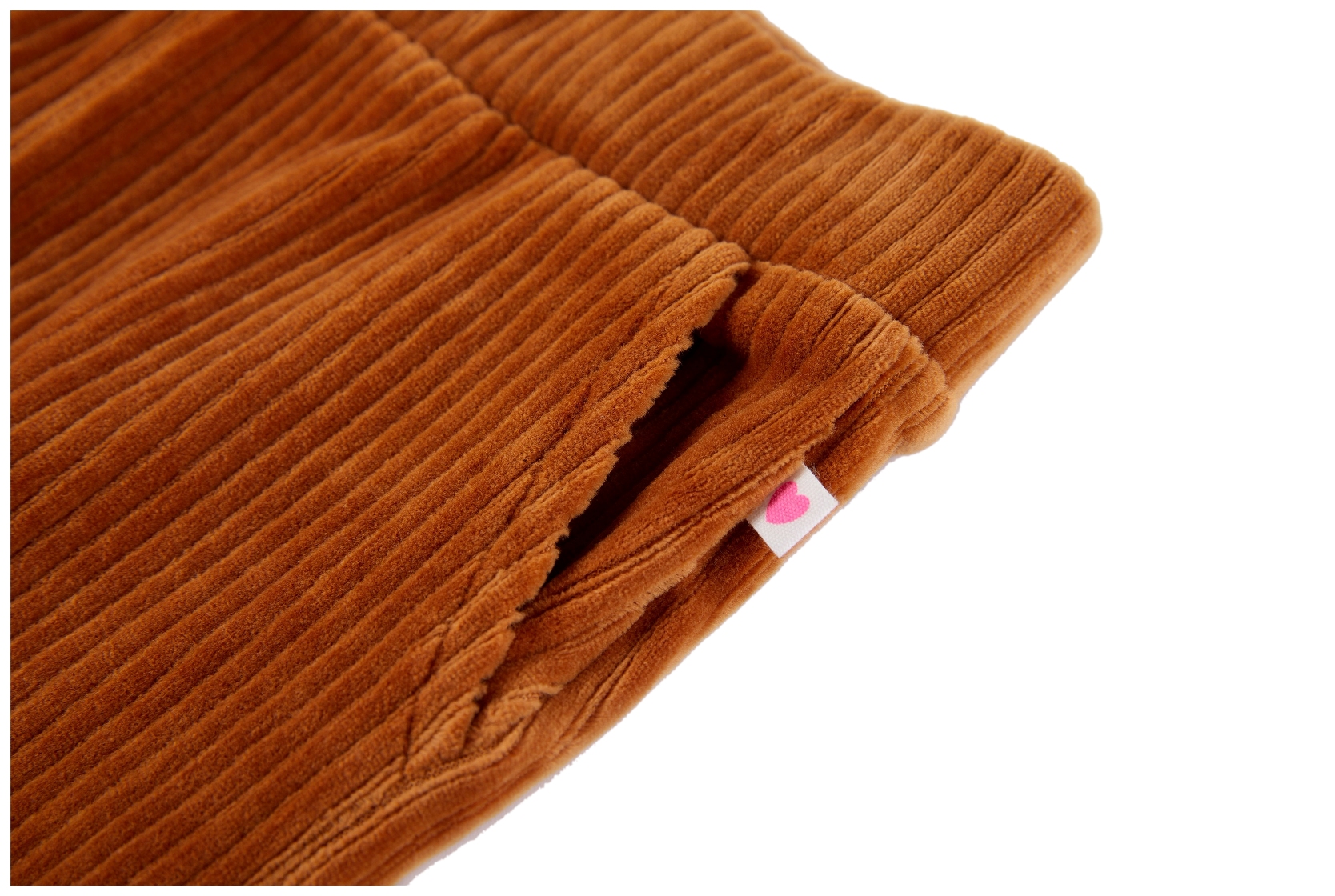 Someone Girl Samtcordhose camel