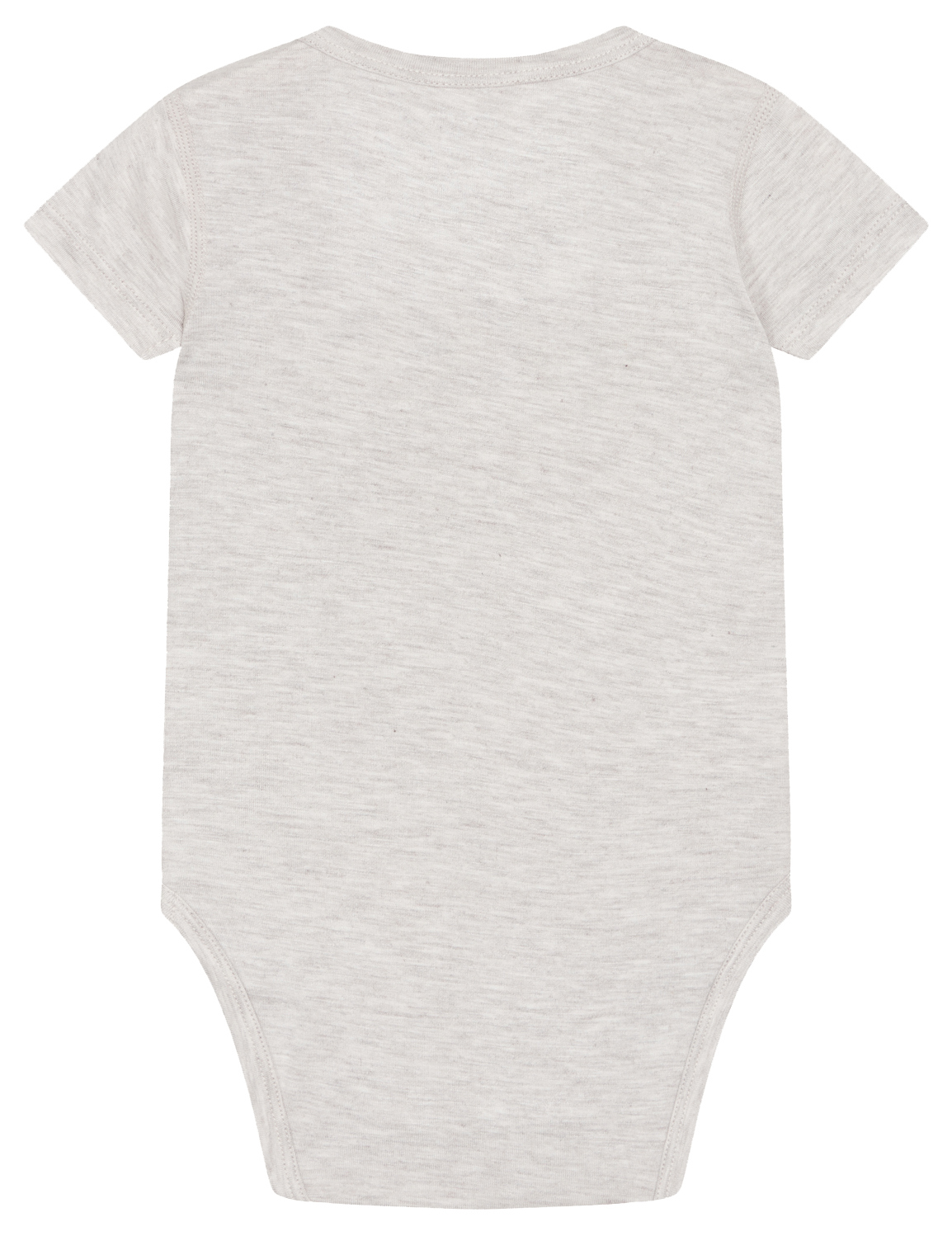 Hust & Claire Baby Bambus Body kurzarm Wheat Melange