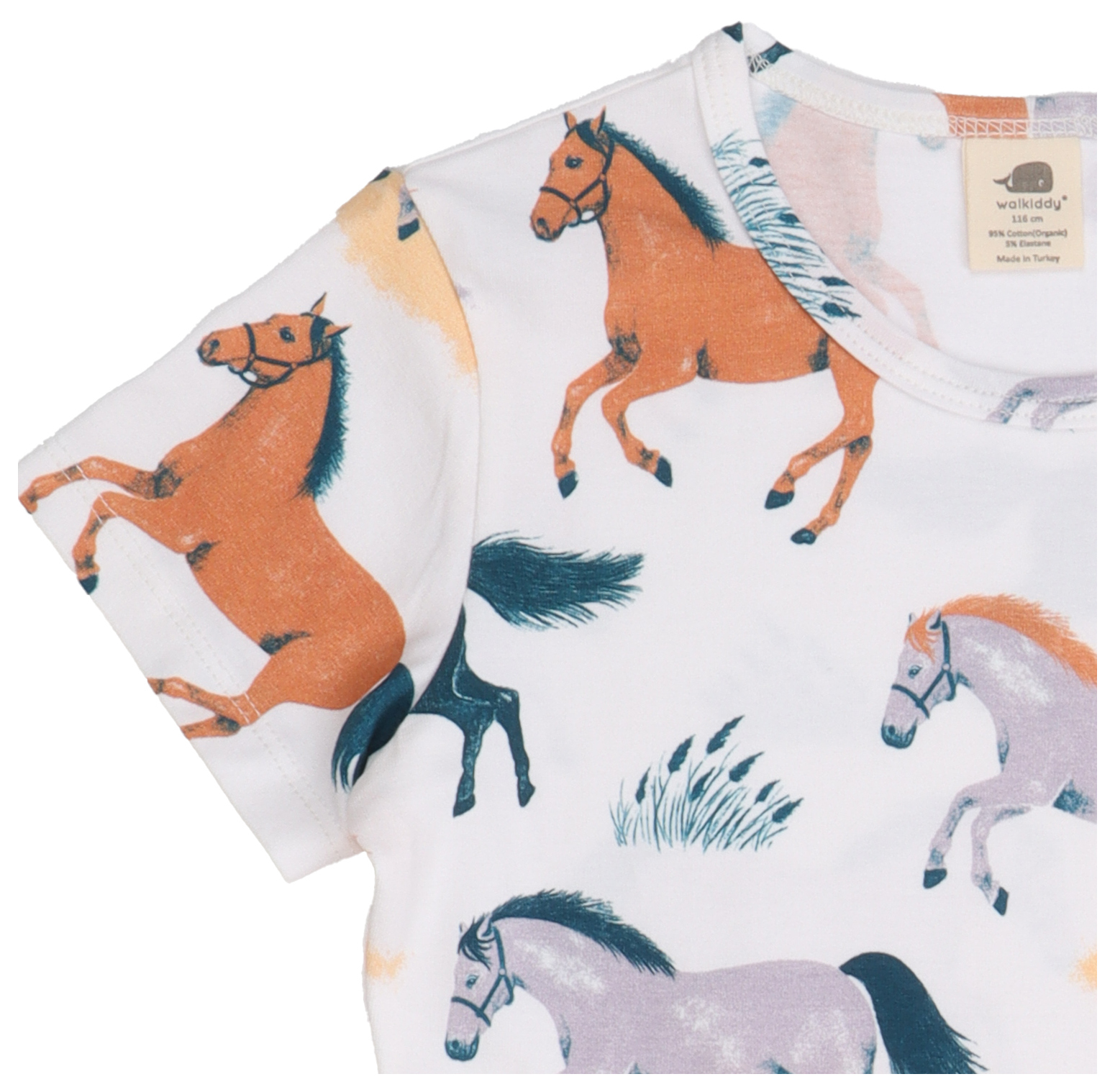 Walkiddy Kleid Happy Horses-Flared