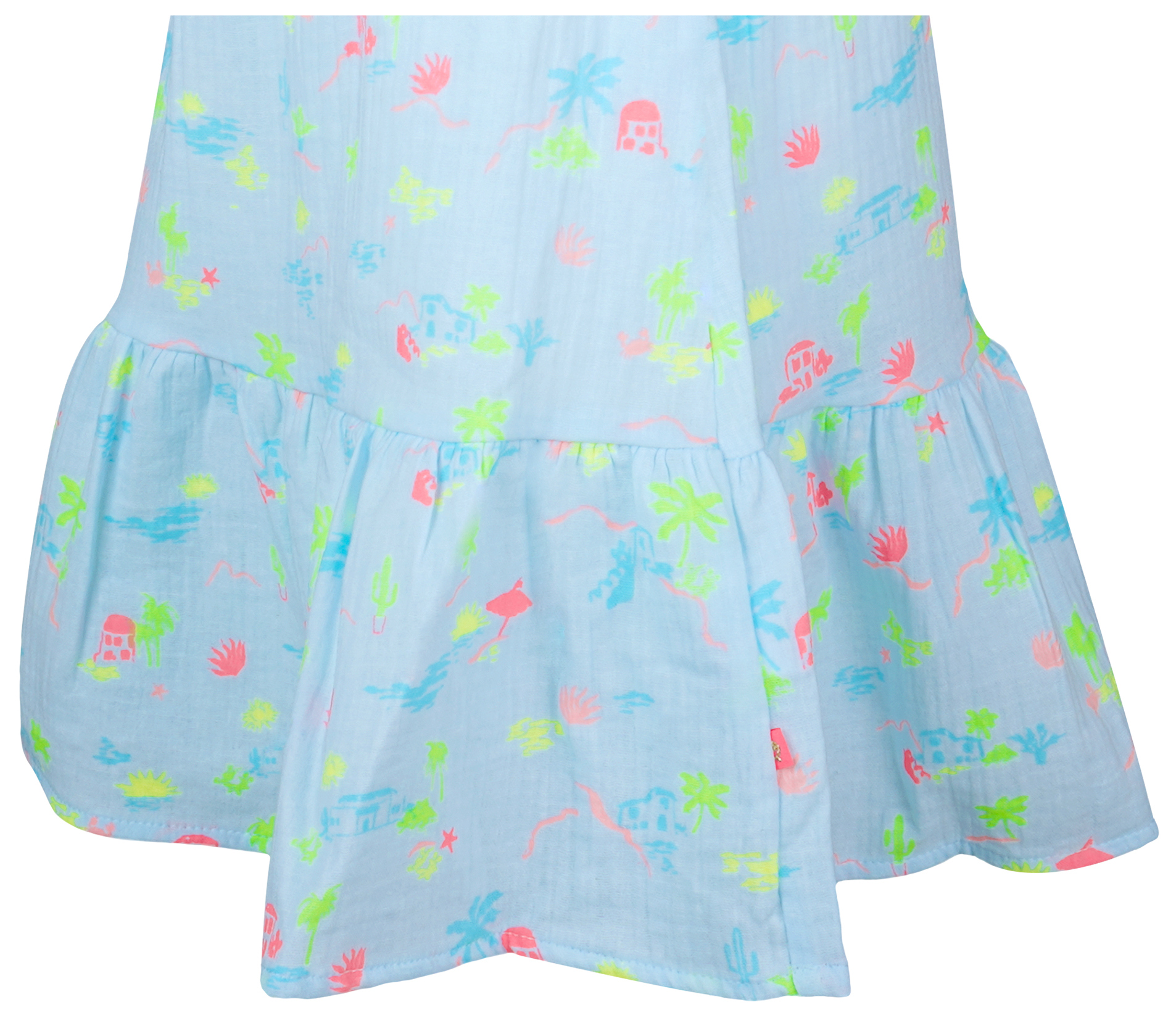 Someone Kleid Kurzarm Beach Soft Blue