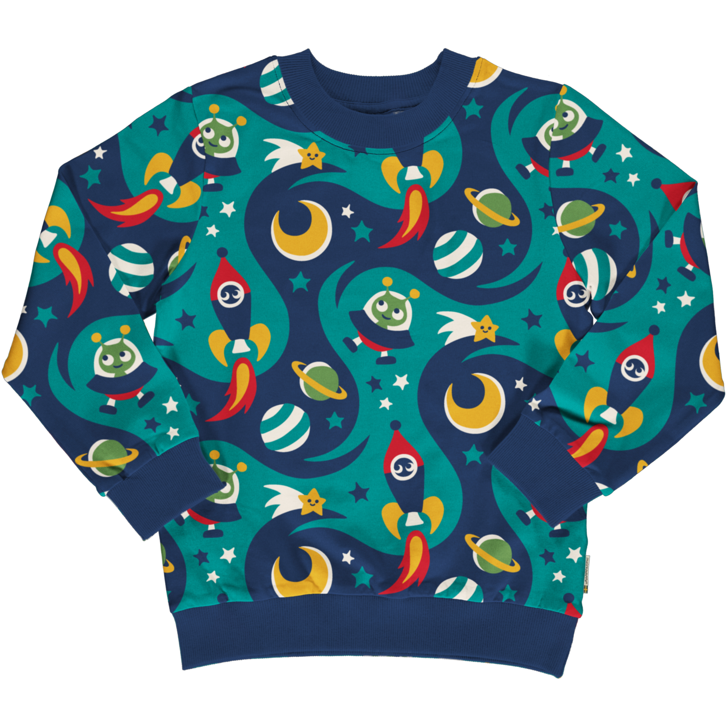 Maxomorra Sweatshirt Button SPACE 086/092