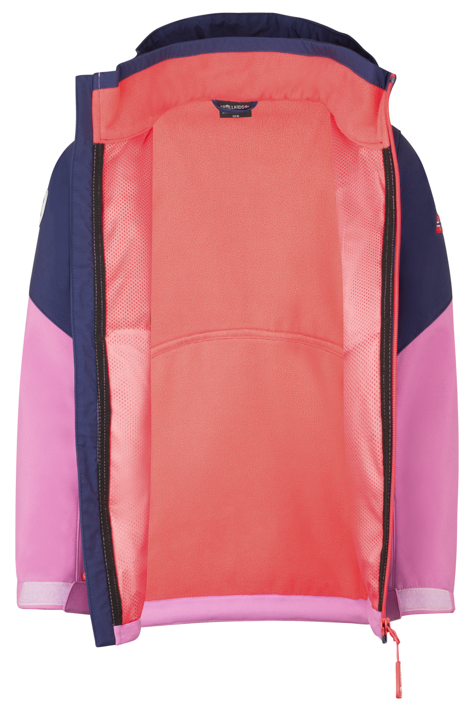 Trollkids Girls Balestrand Softshelljacke Deep Violet/Light Violet