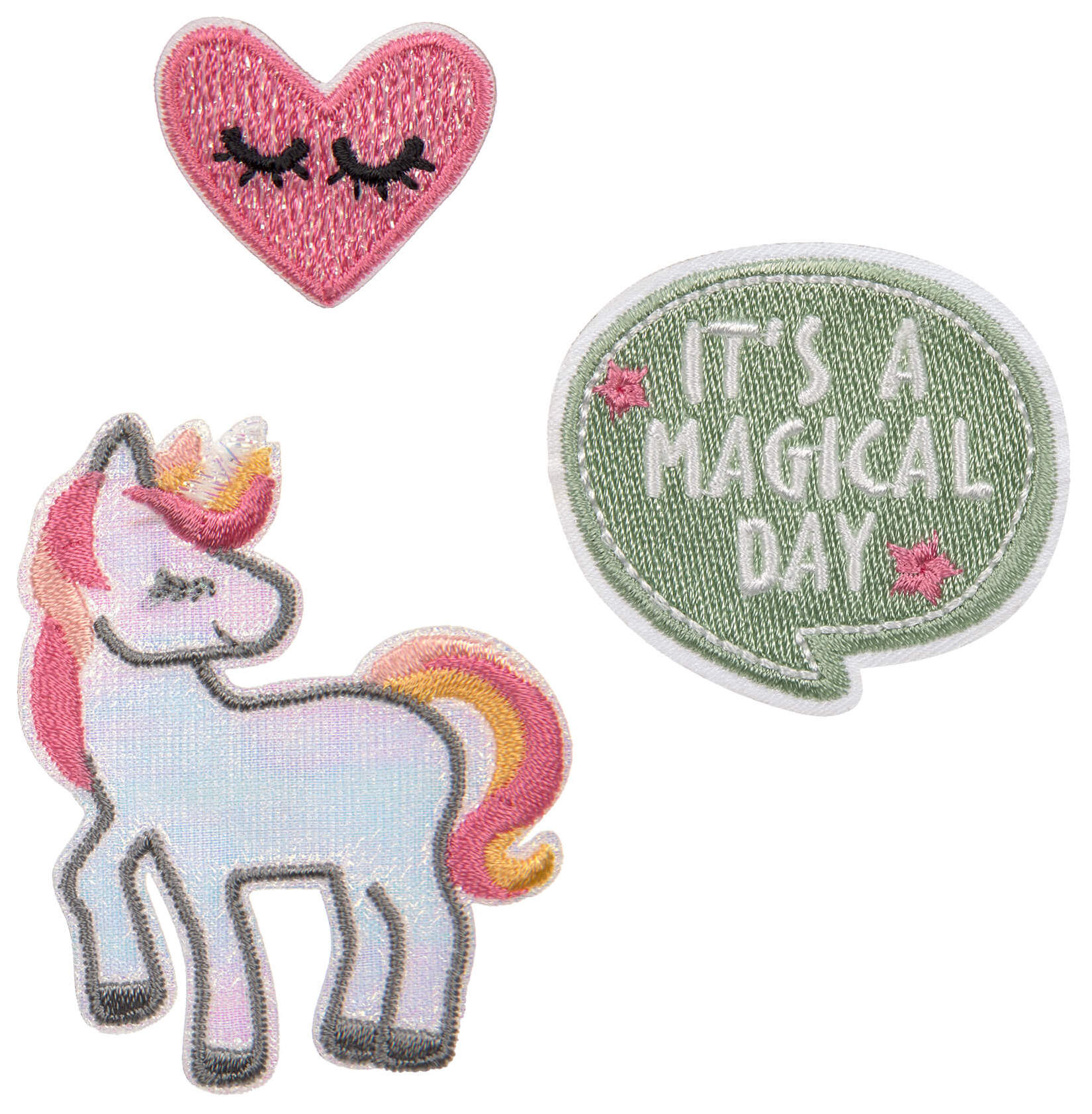 Lässig Sticker Textil Unicorn