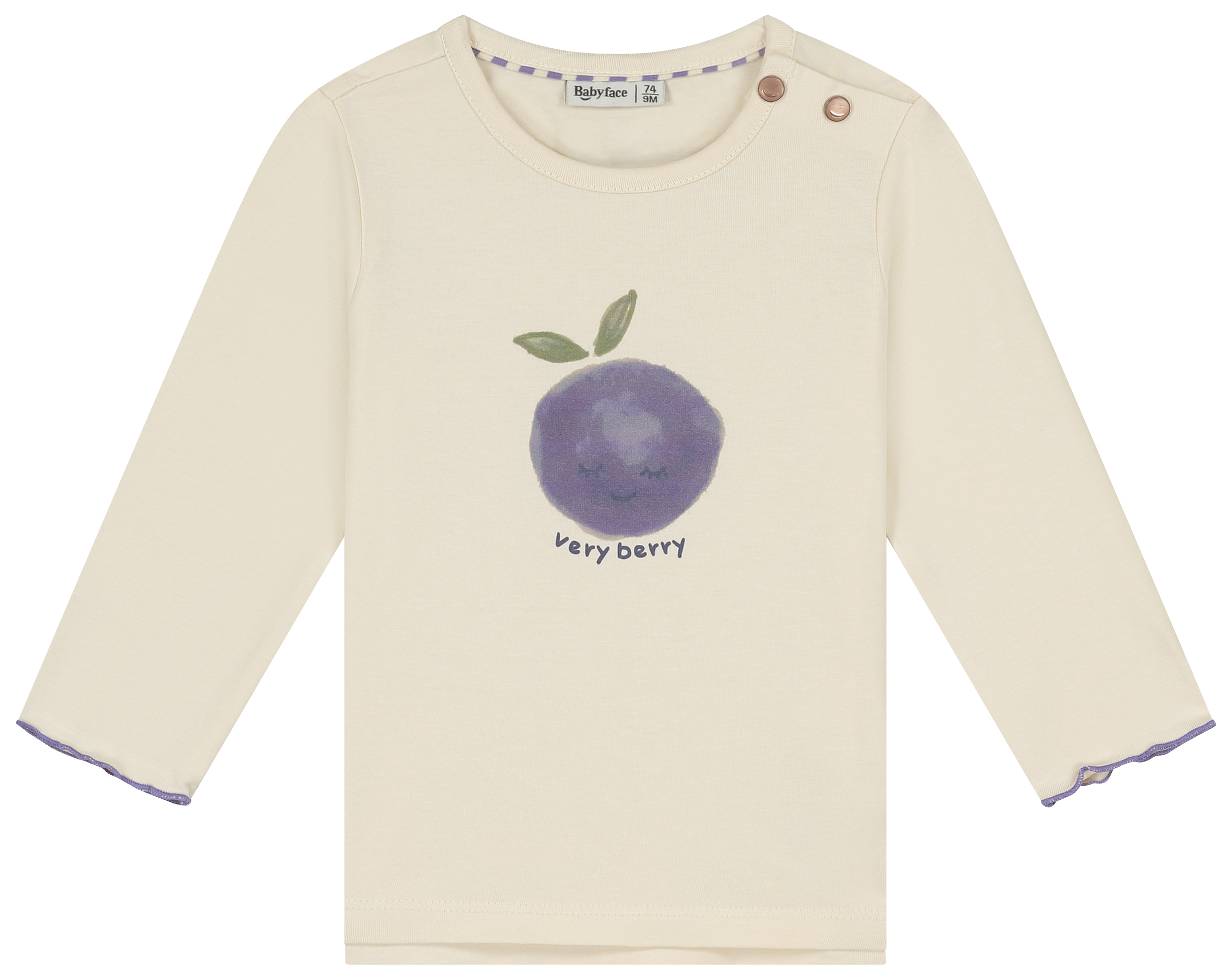 Babyface Baby Girl Langarmshirt cream