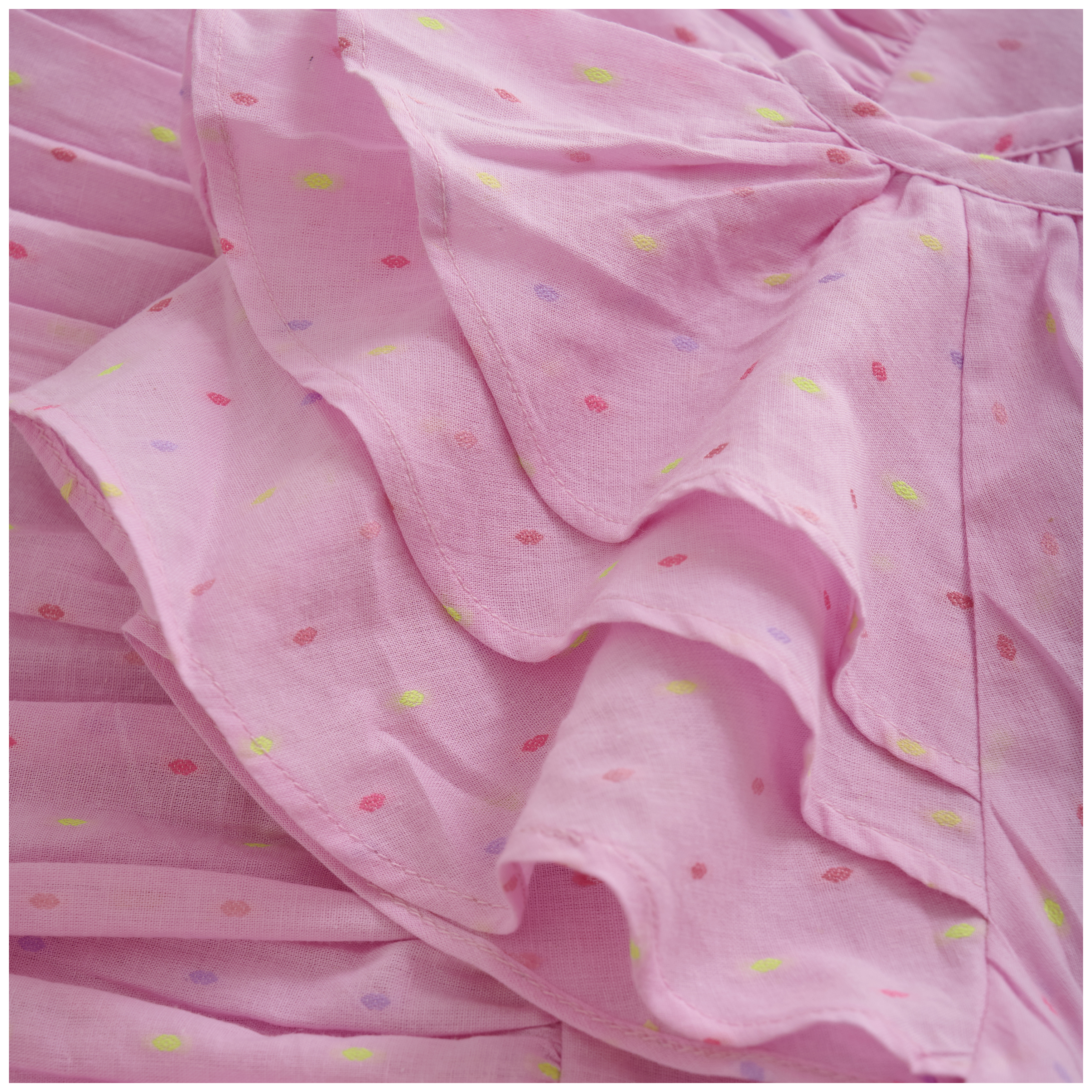 Minymo Kleid Little Dots rose