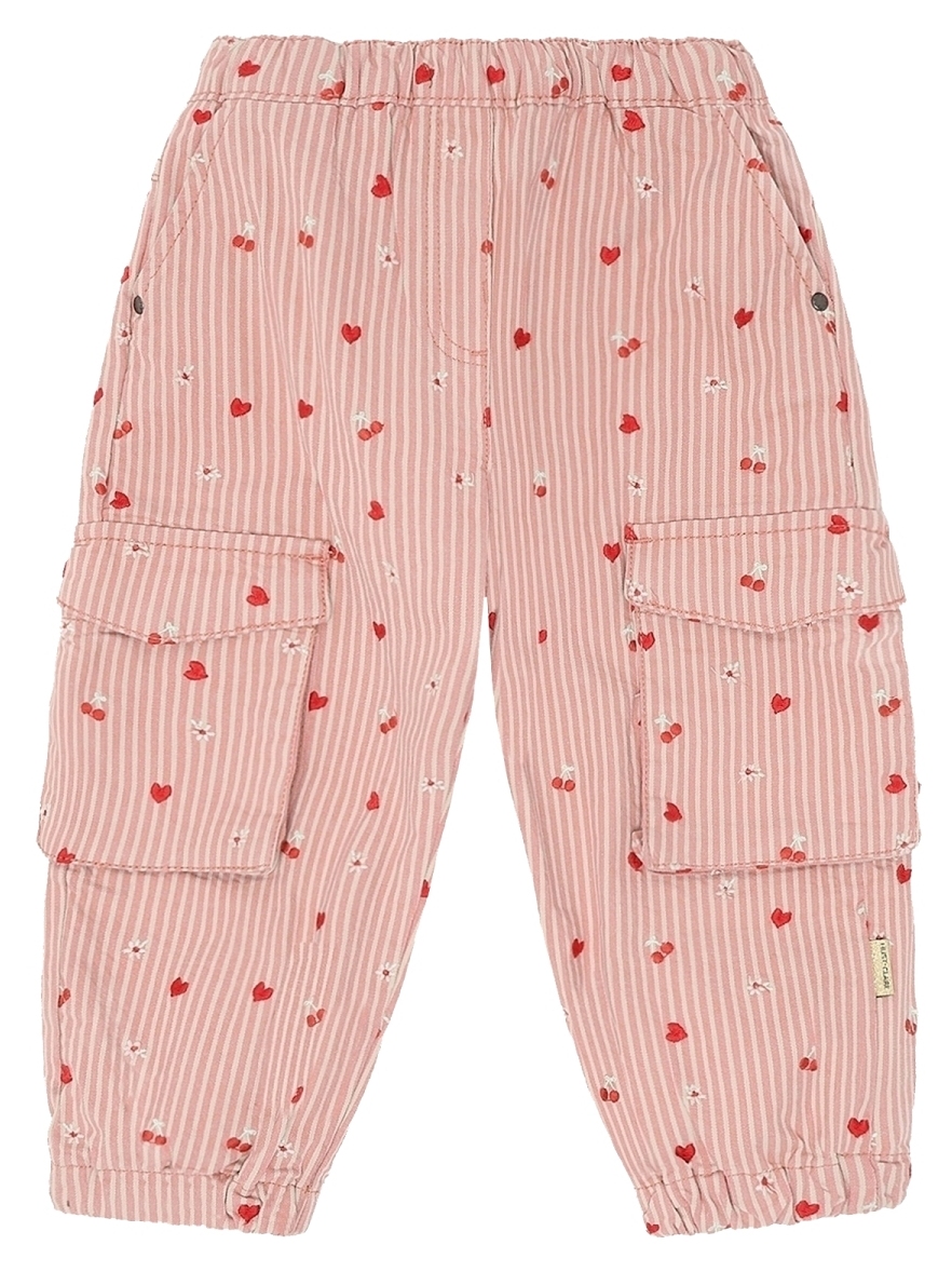 Hust & Claire Girl Hose Fine Stripes Sorbet
