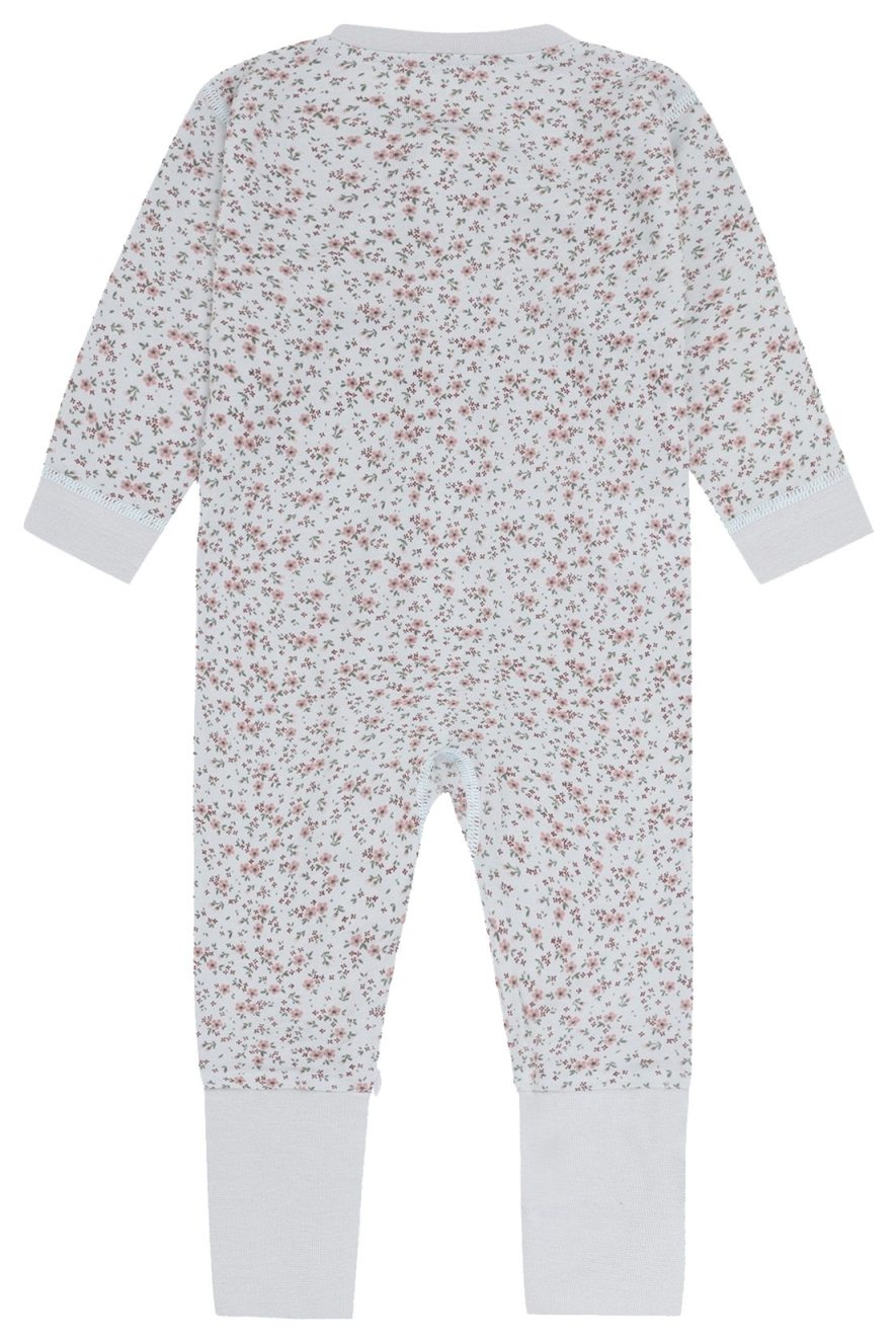 Hust & Claire Baby Bodysuit Wolle/Bambus A Bit Blue