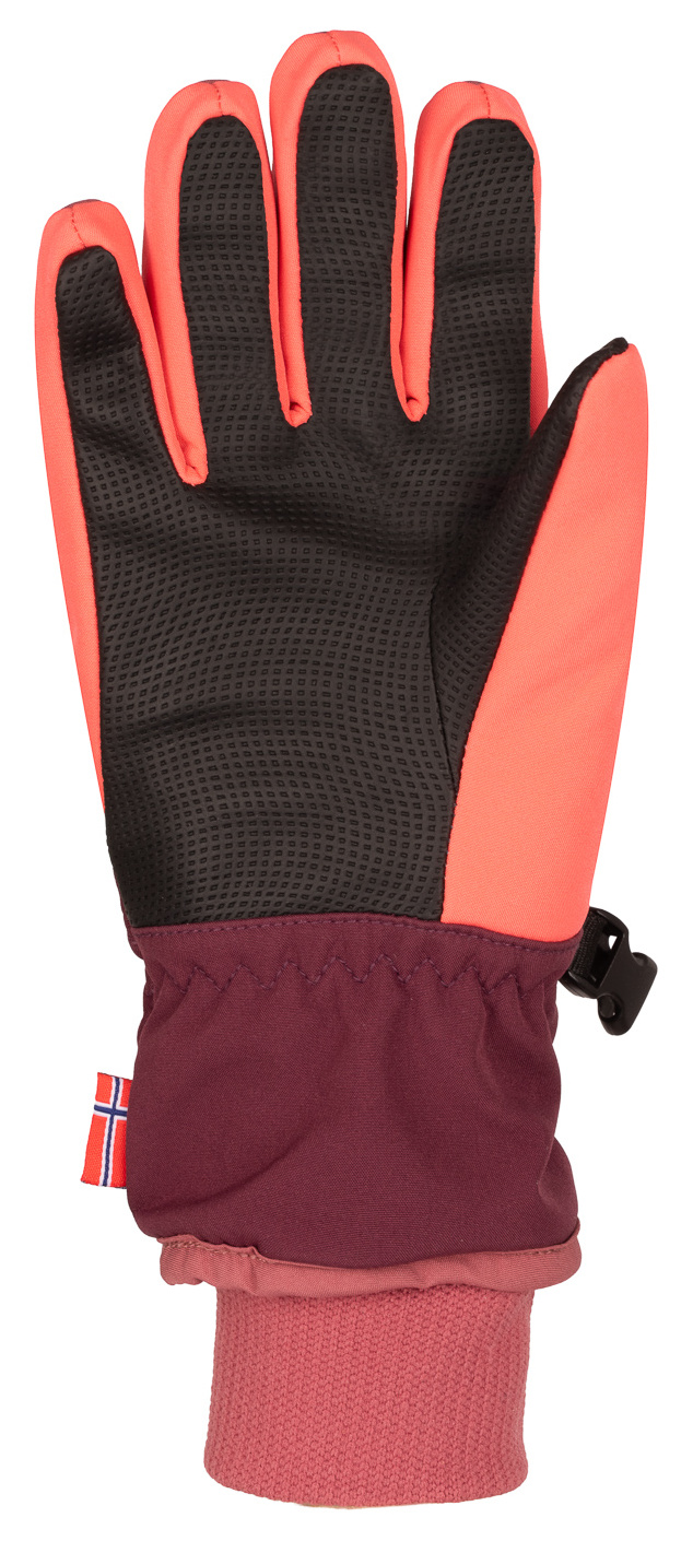 Trollkids Trolltunga Softshell Glove Frozen Berry/Deep Ruby