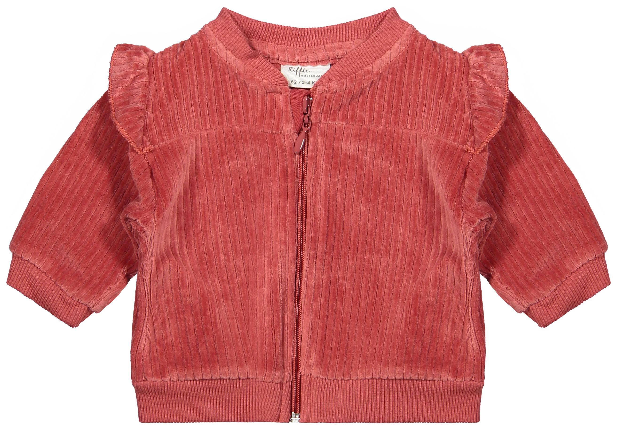 Riffle Bomberjacke Cord Rip Pink