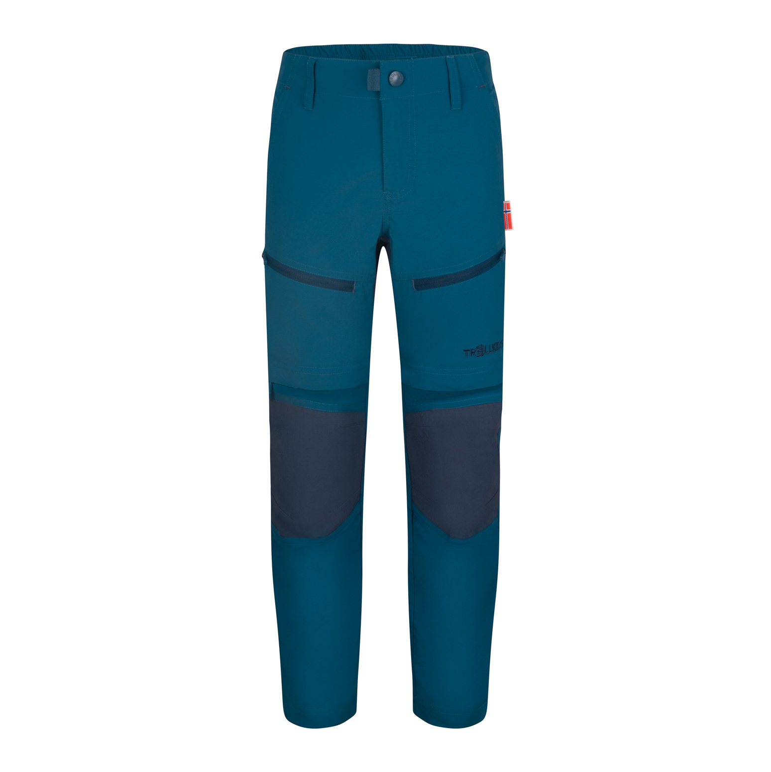 Trollkids Nordfjord Zip-off Pants Slim Fit madeira blue