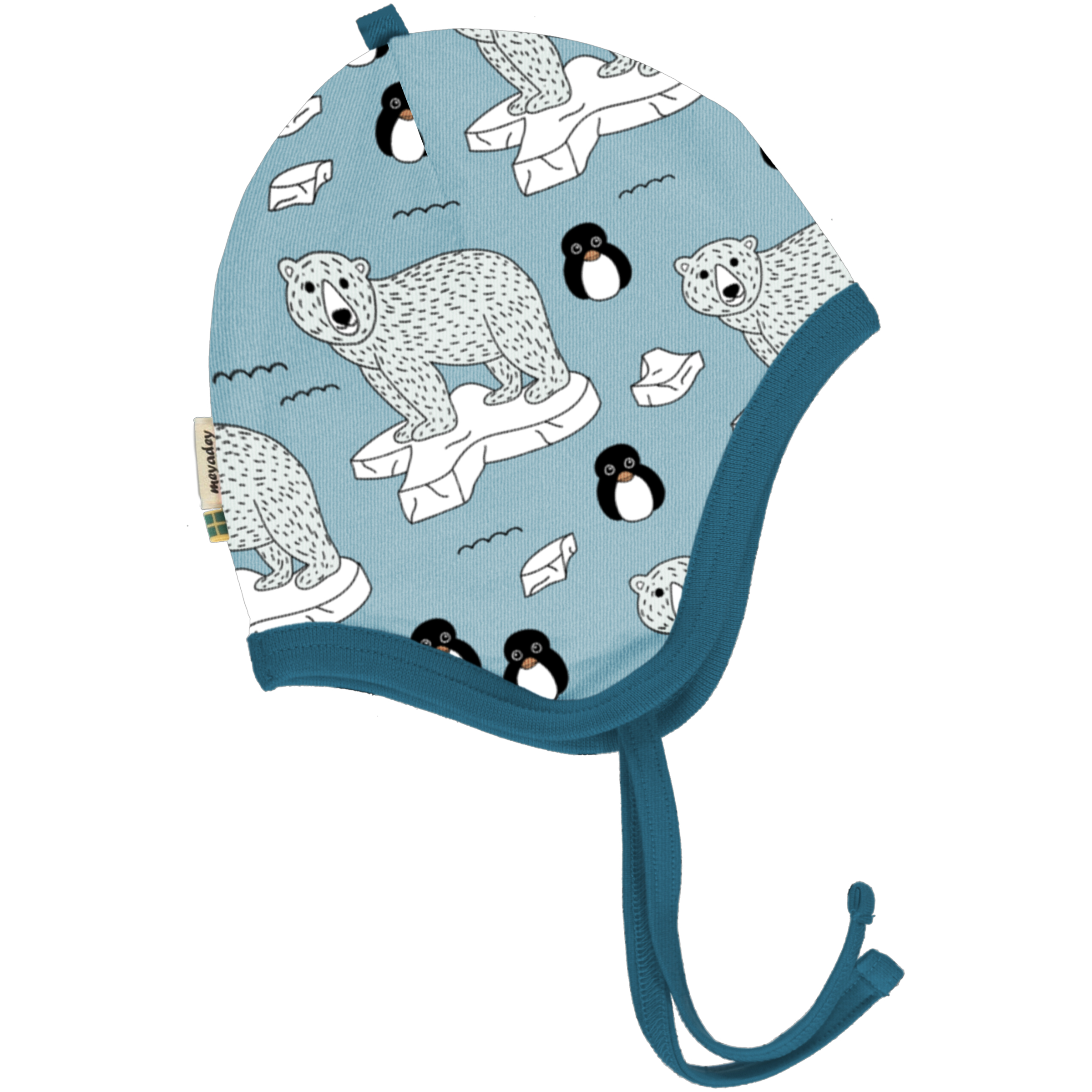 Meyadey by Maxomorra Baby Mütze Helmet FLOATING BEAR 44/46