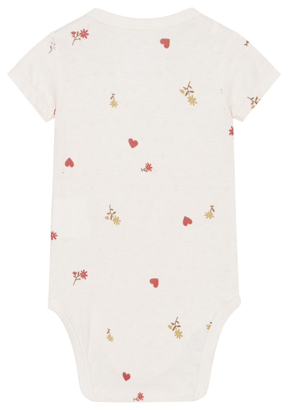 Hust & Claire Baby Bambus Body kurzarm White Sand