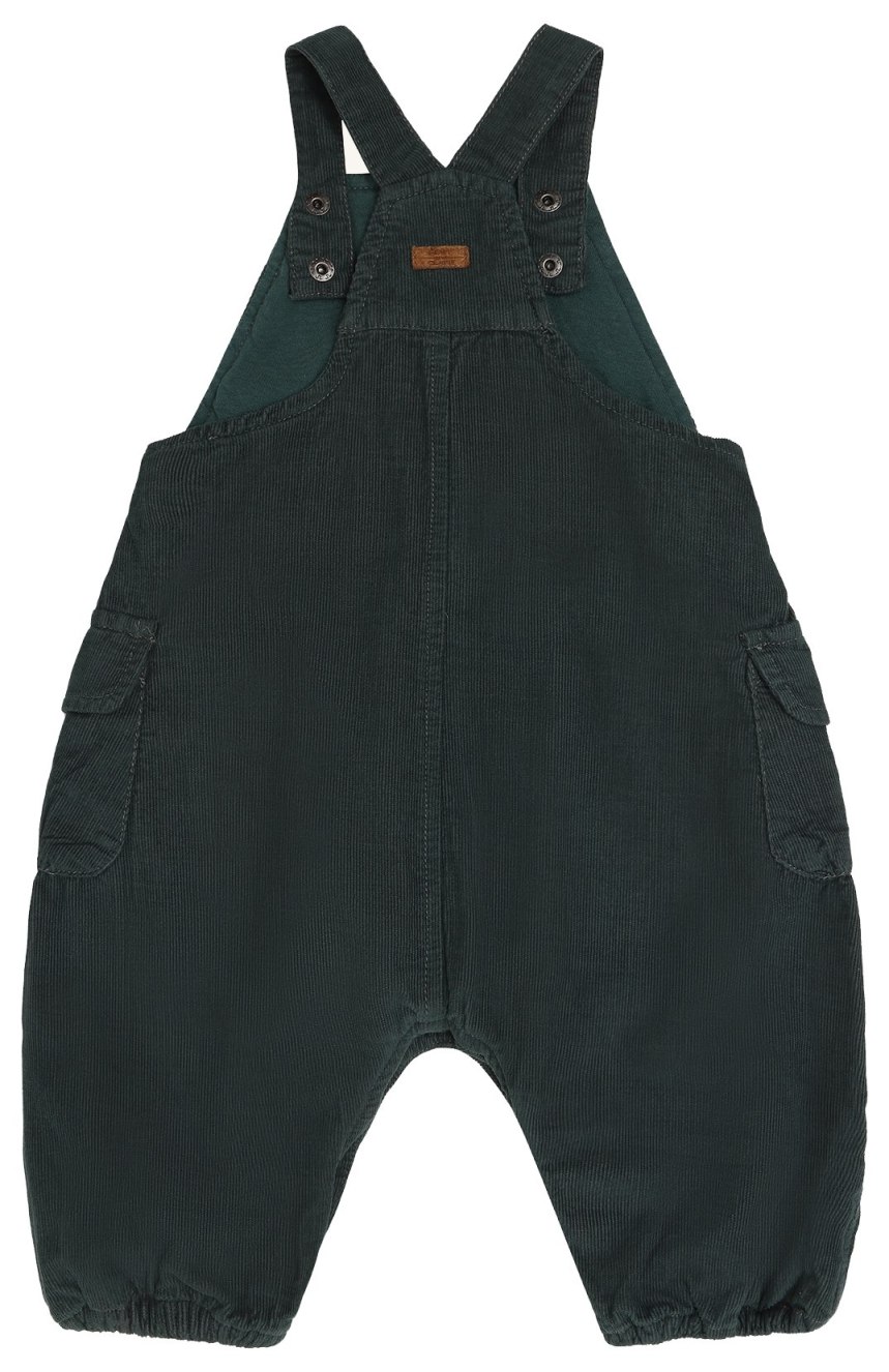Hust & Claire Baby Latzhose Cord Balsam Green