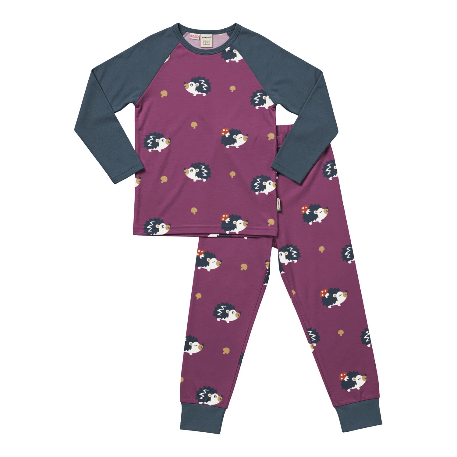 Maxomorra Pyjama lang HEDGEHOG