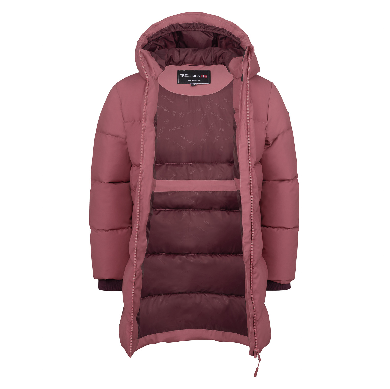Trollkids Girls Aurland Coat XT Frozen Berry