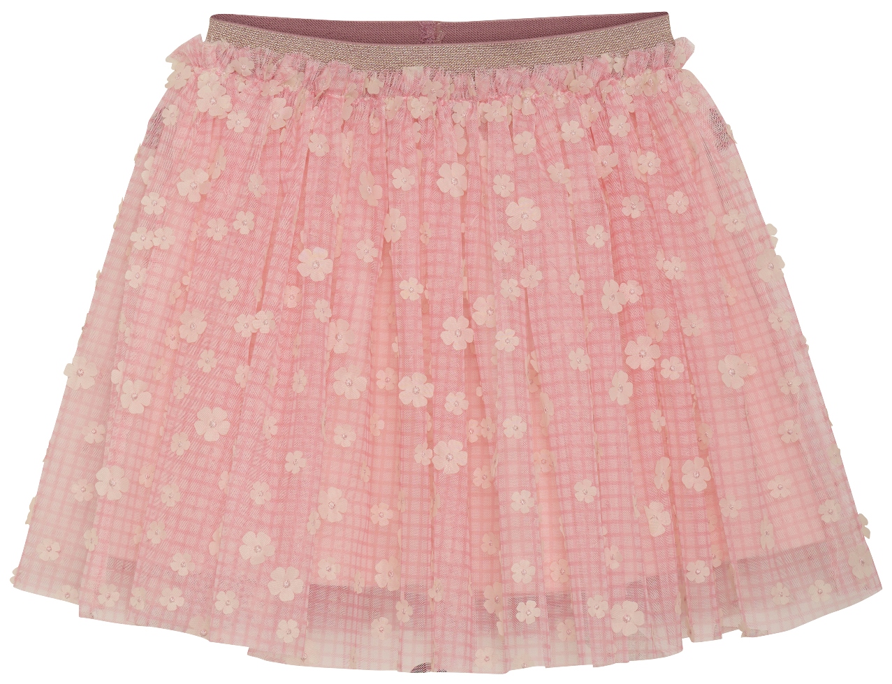 Minymo Skirt AOP Pink Dogwood