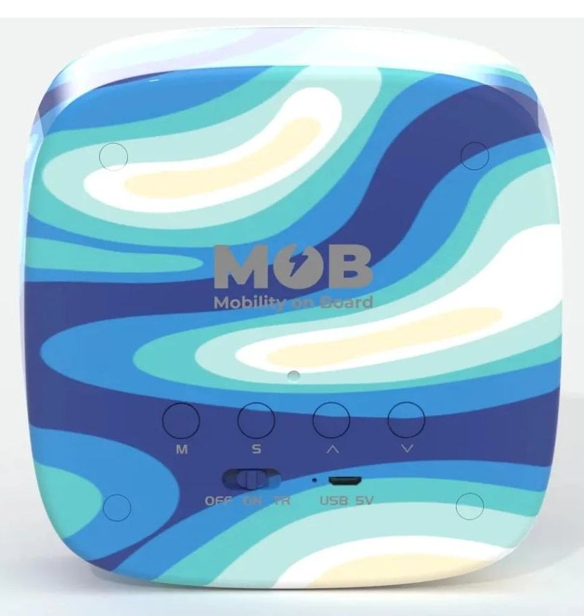 MOB Wecker Billy mit Nachtlicht Blue Waves