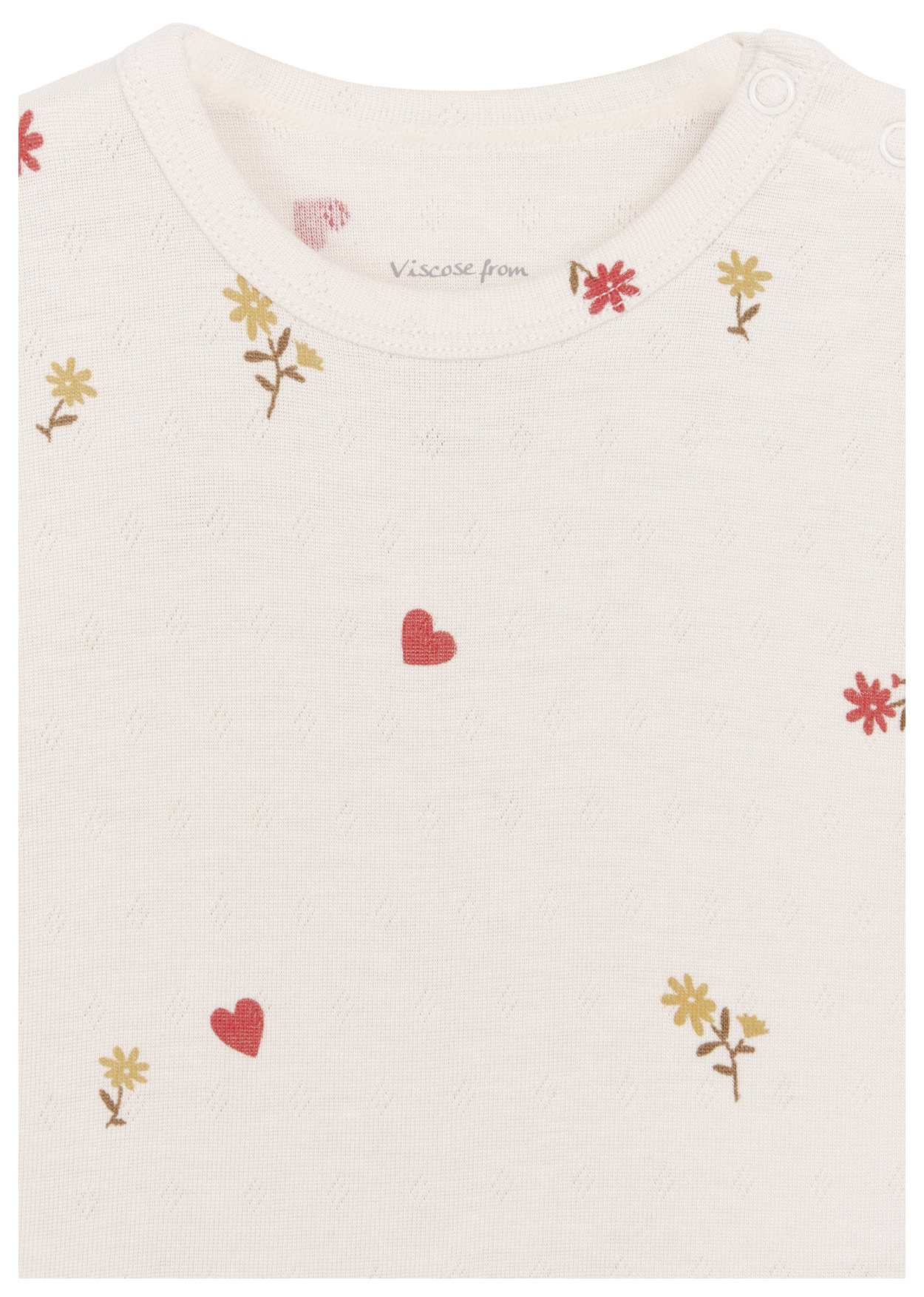 Hust & Claire Baby Bambus Body kurzarm White Sand