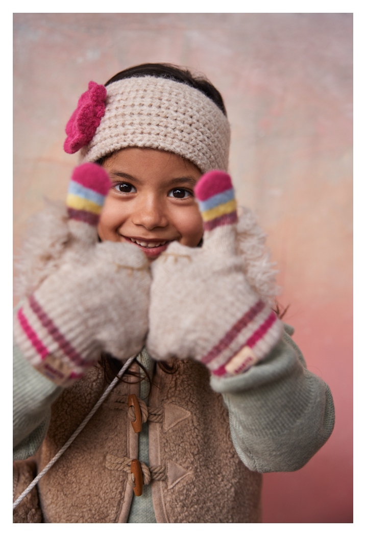 Barts Fingerhandschuh Unicorny cream, Gr. 2 (2-3 Jahre)