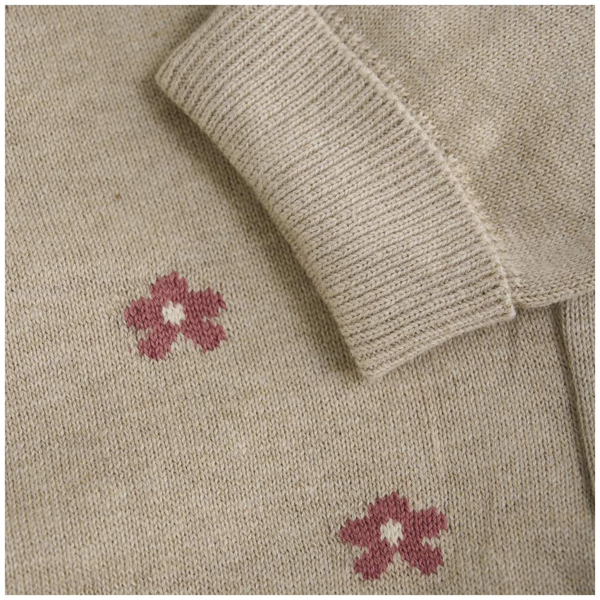Minymo Baby Girl Hose Knit beige