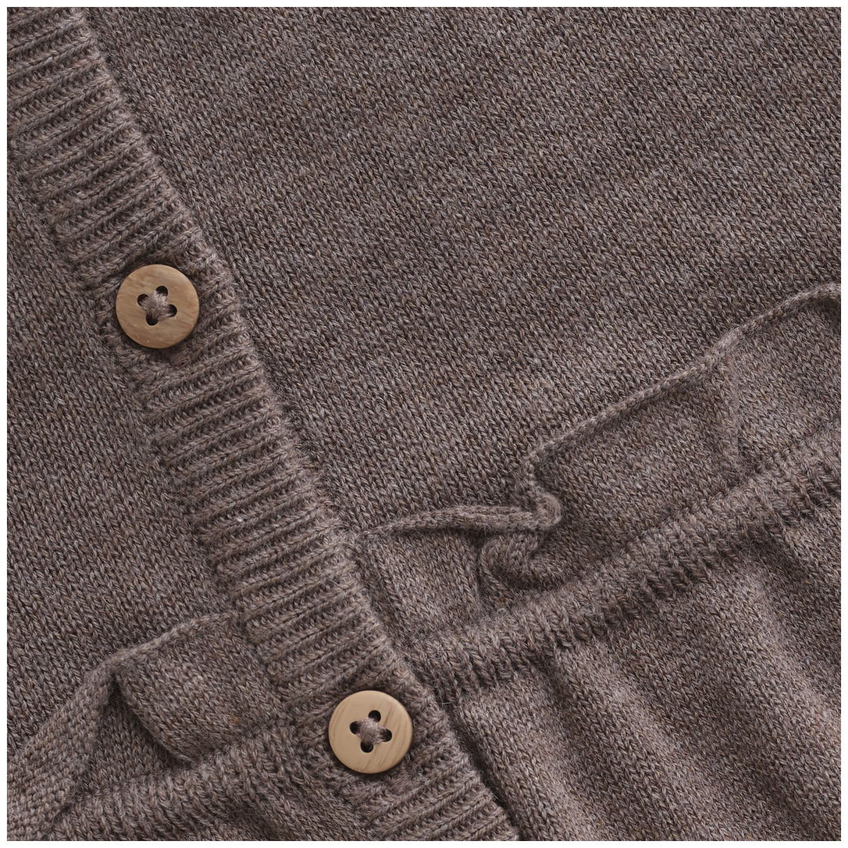 Minymo Baby Cardigan Knit brown
