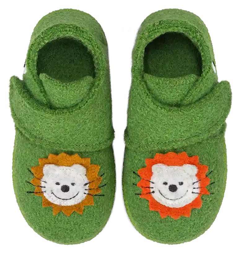 Nanga Hausschuhe Schurwolle Lion King 2.0 grün
