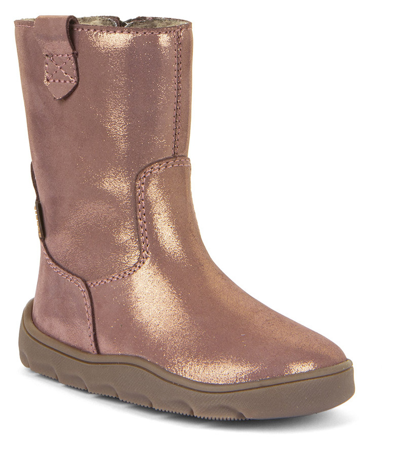 Froddo Barfuß Zeru Tex Winterstiefel Pink/Gold
