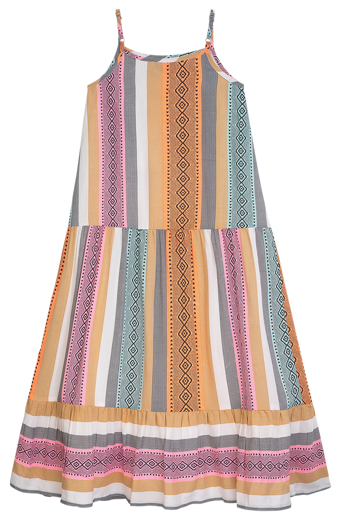 Danamade Kleid Woven multicolor