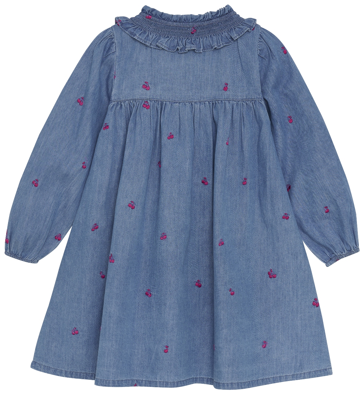 Minymo Kleid langarm blue