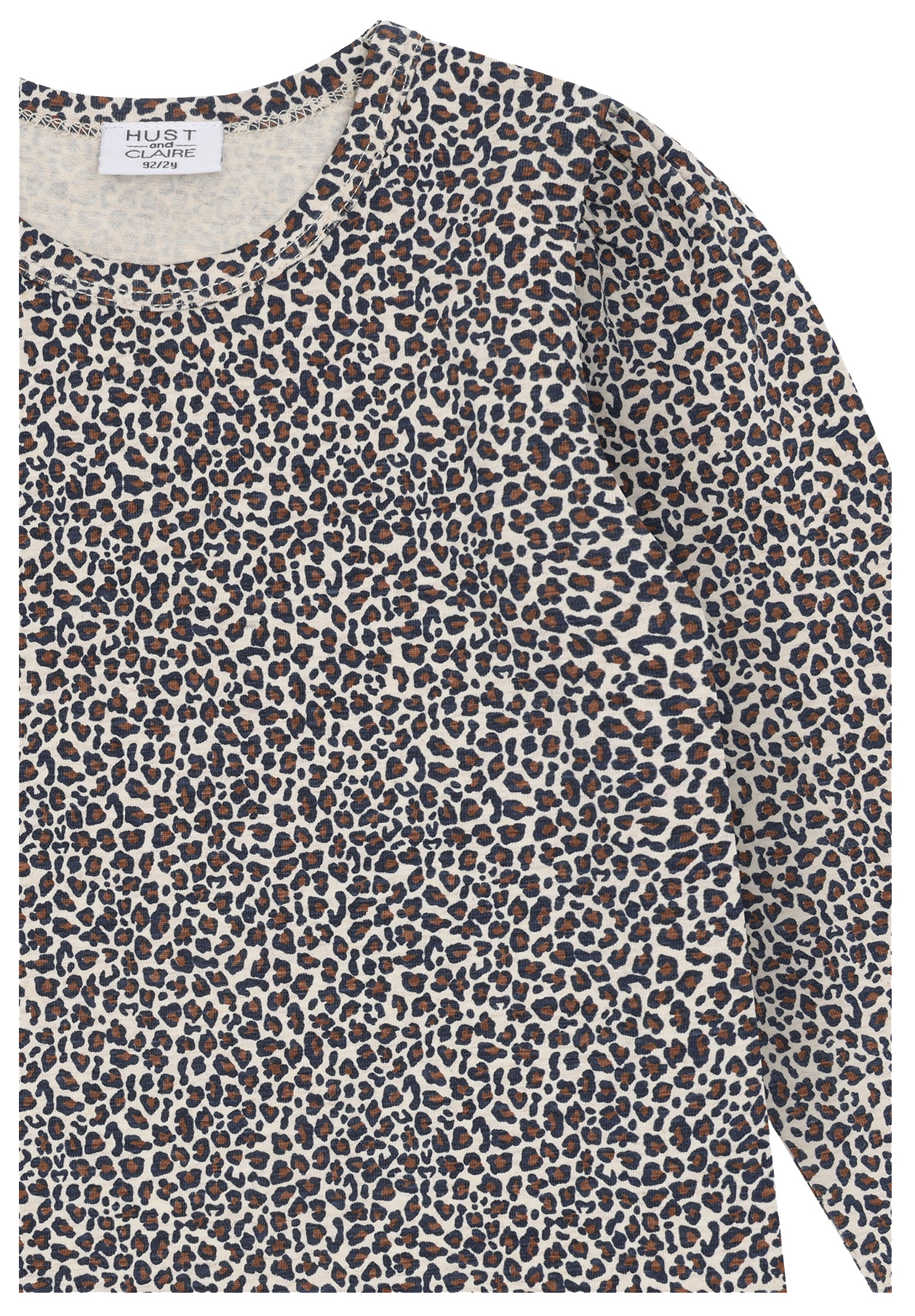 Hust & Claire Girl Langarmshirt Baby Leo Wheat Melange