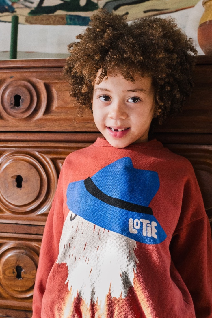 Lötiekids Sweatshirt CHILL DOG tile