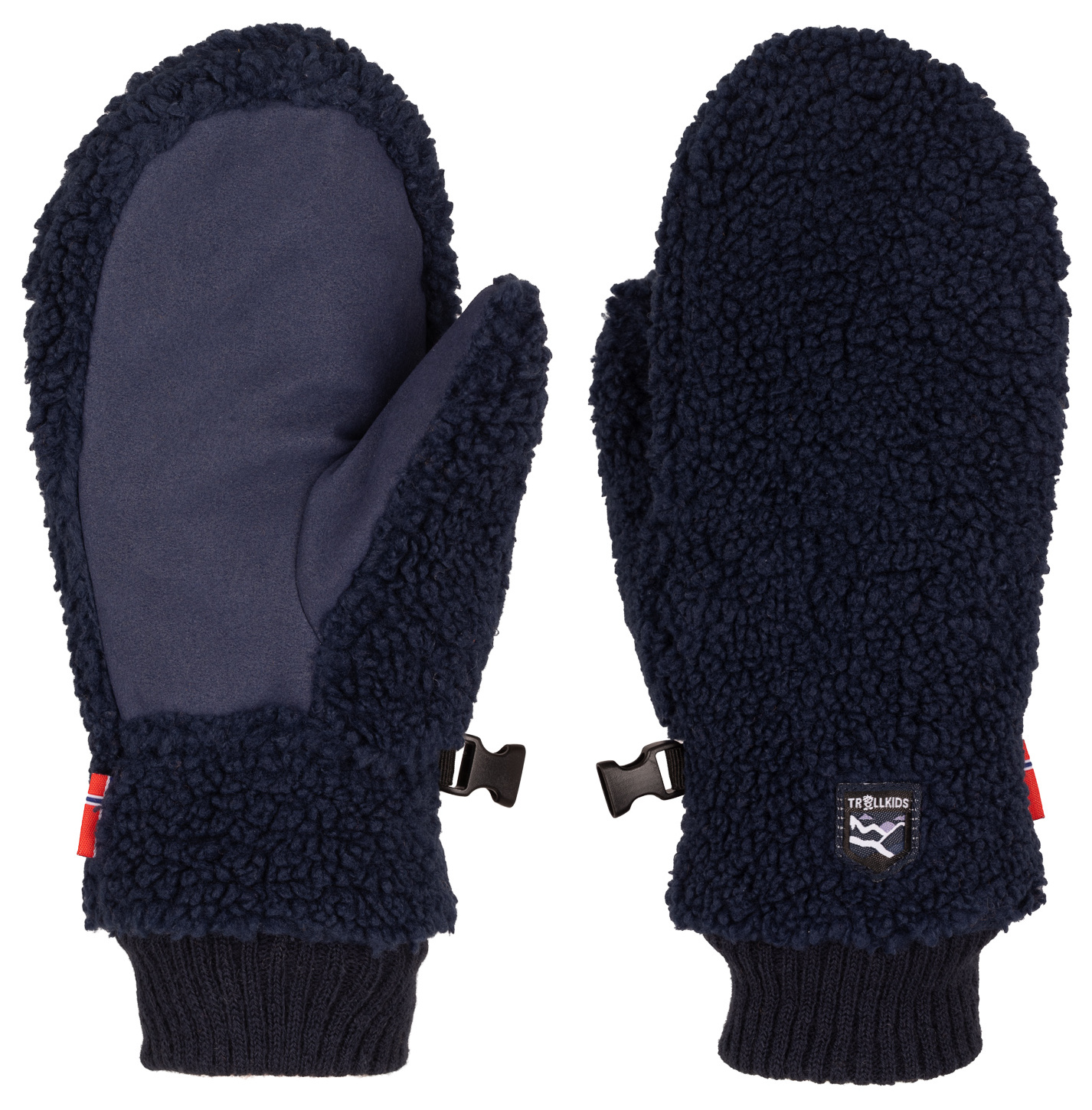 Trollkids Trollfjord Fleece Mitten Navy