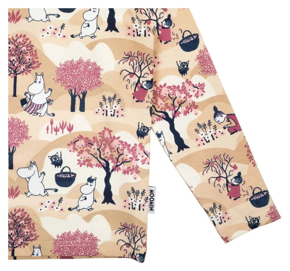 Martinex Langarmshirt Fruit Harvest beige