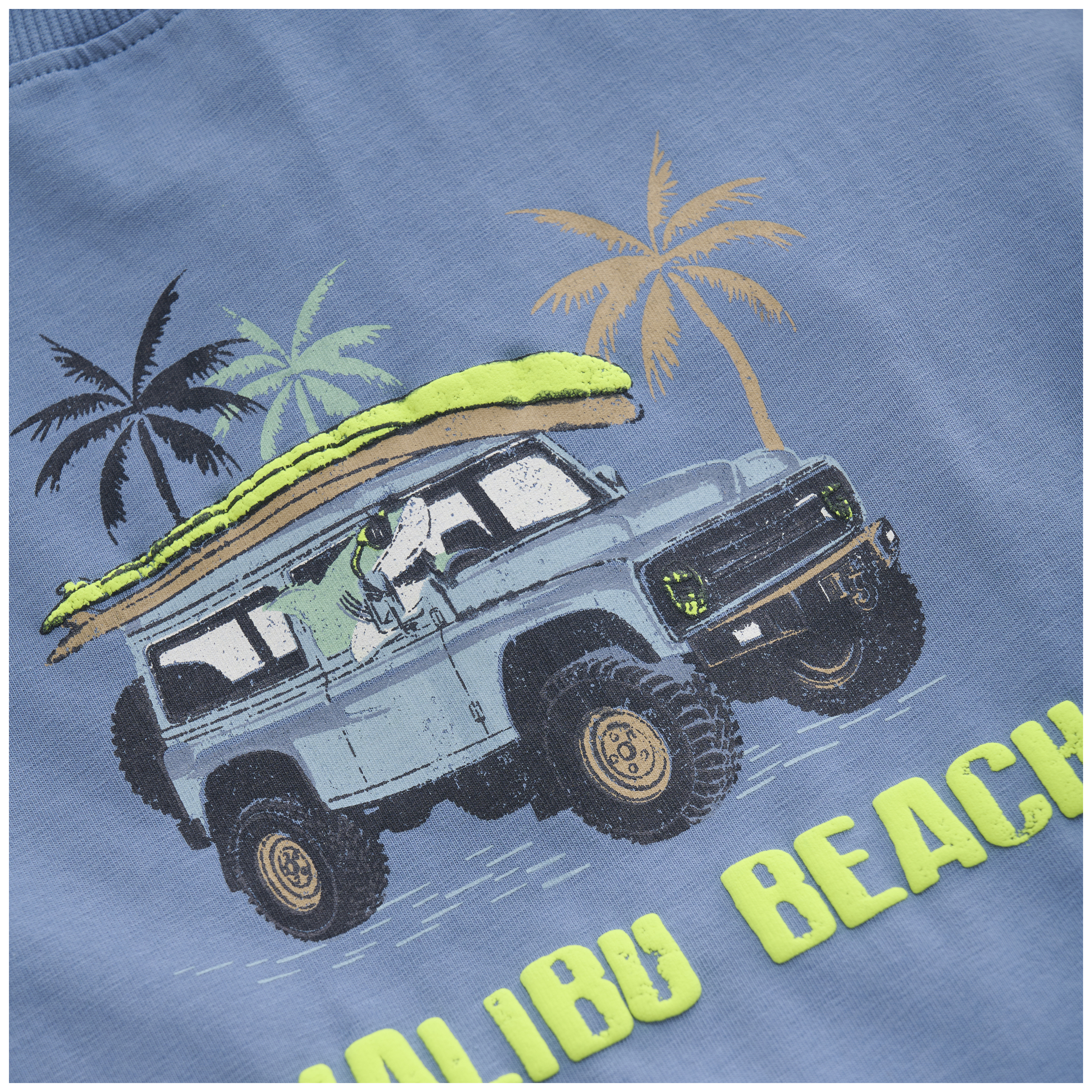Minymo Boy Shirt Shark on Tour blue