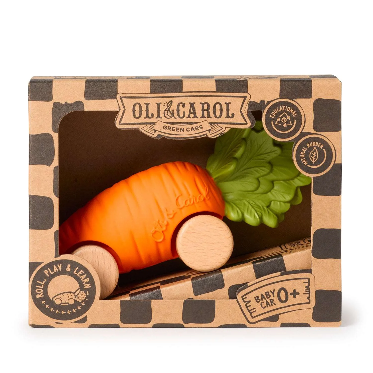 Oli&Carol Baby Car Carrot