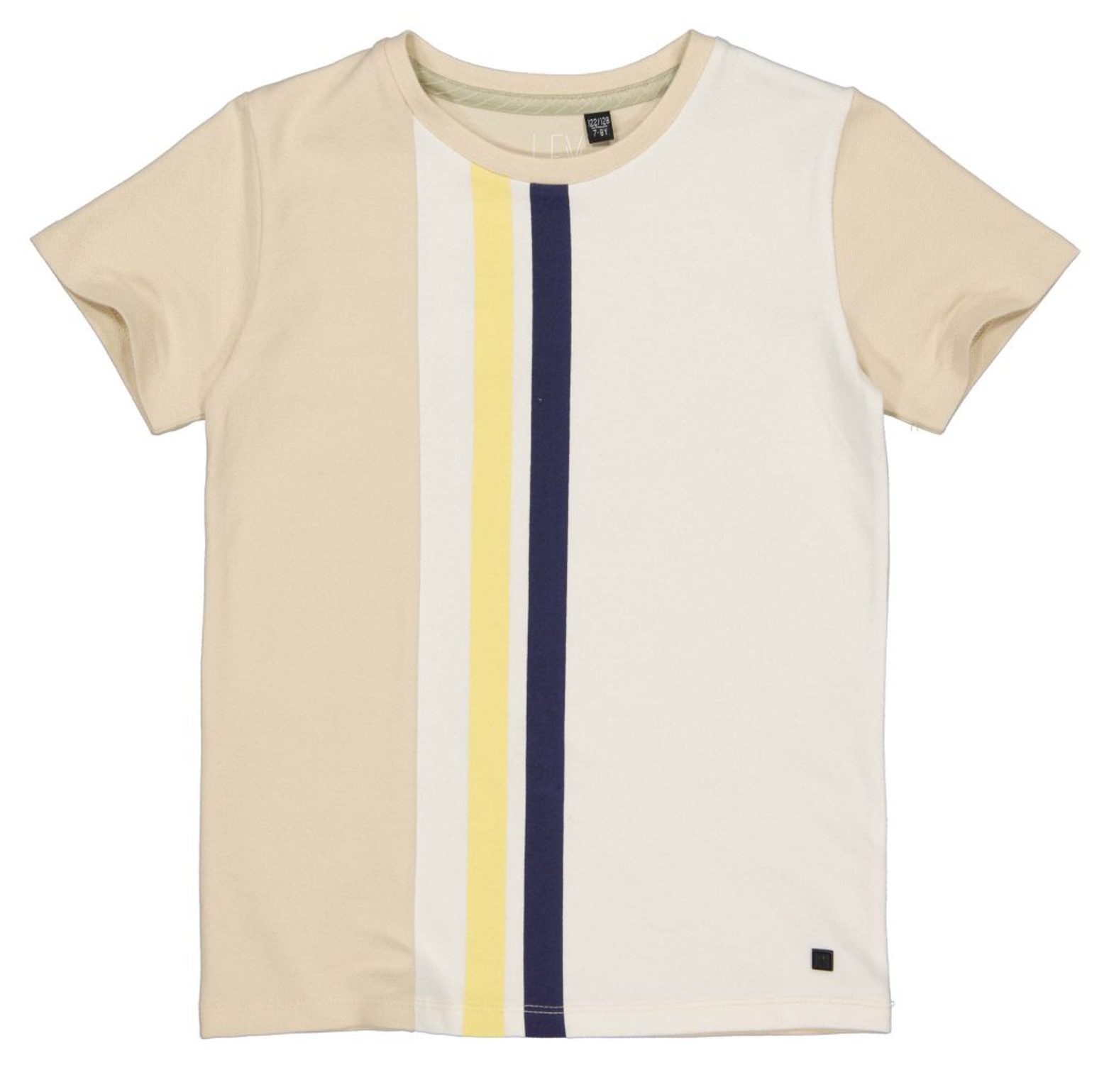 Levv Boy Kurzarmshirt Grey Sand