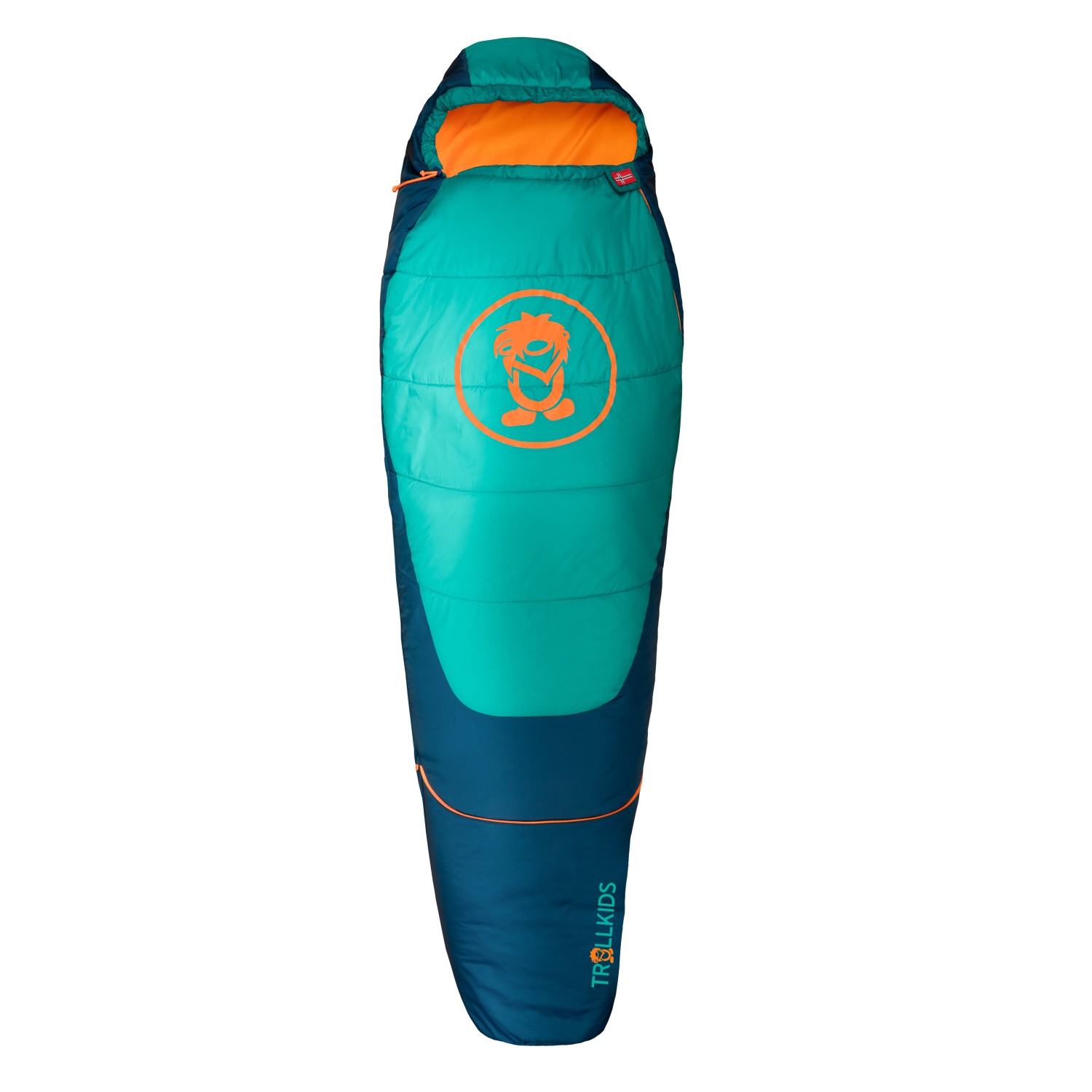 Trollkids Femund 3in1 Sleeping Bag Sea Green/Madeira Blue