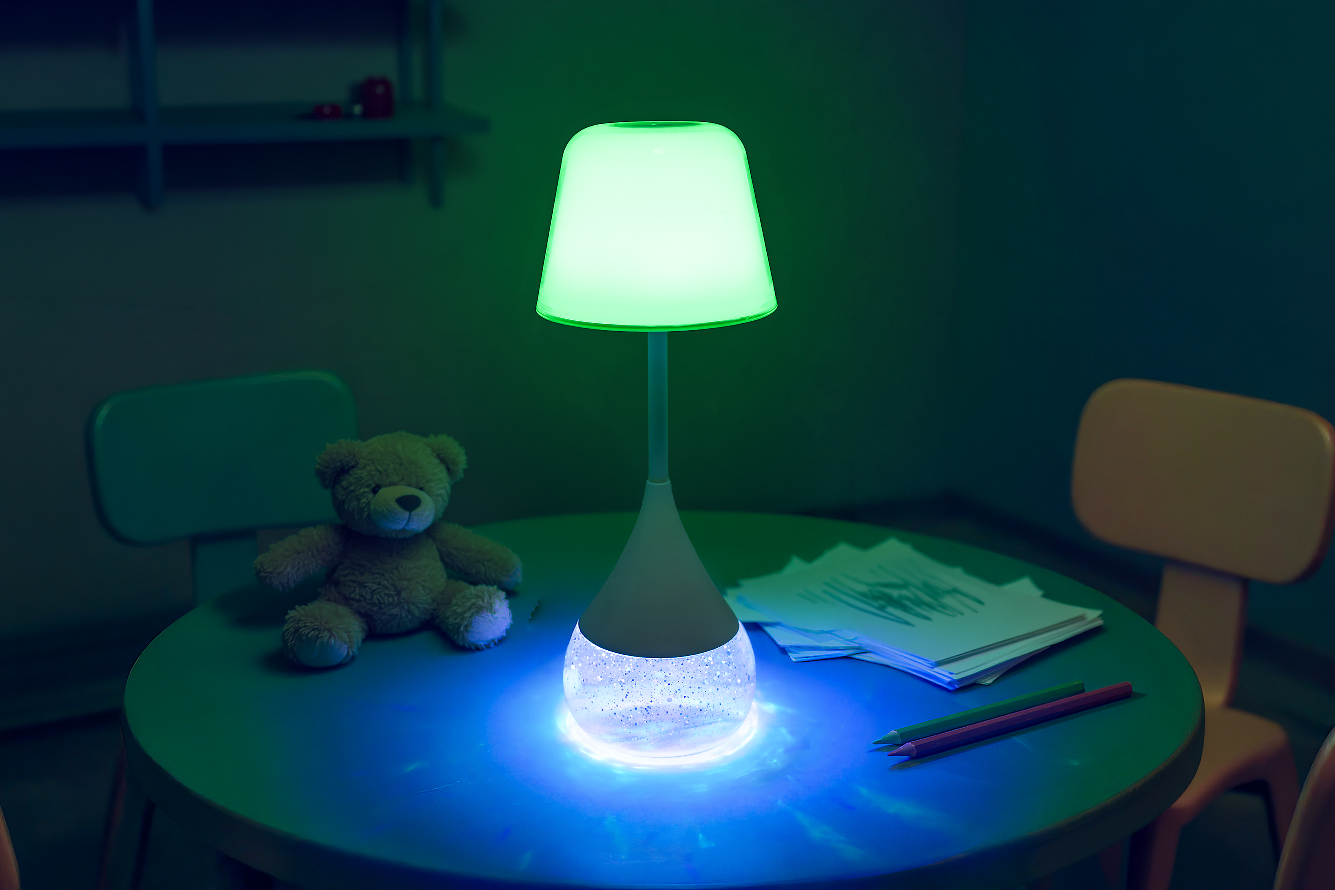 Little L MAGIC GLOW DROP GLITTER LAMP