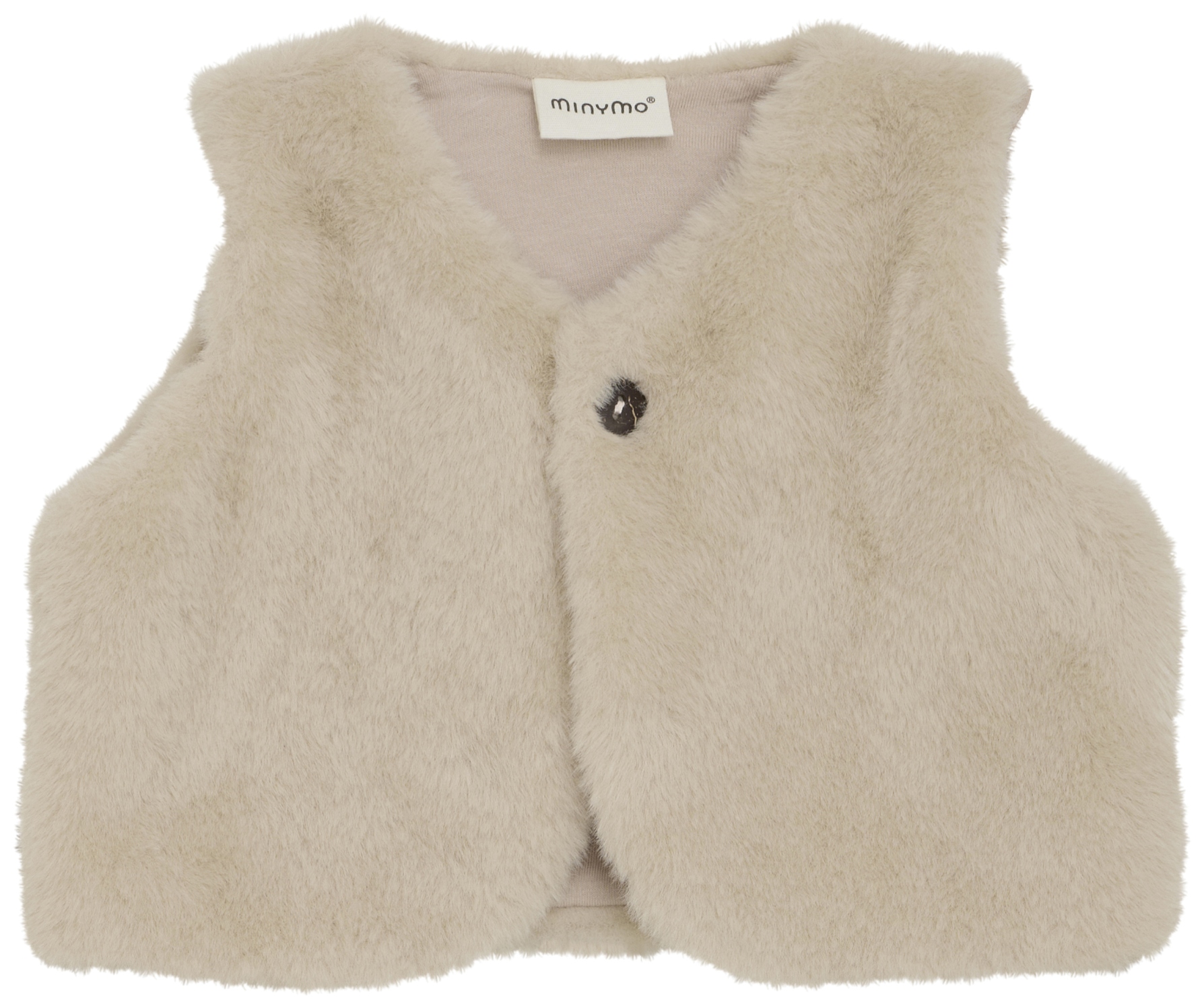 Minymo Baby Weste Fur smoke