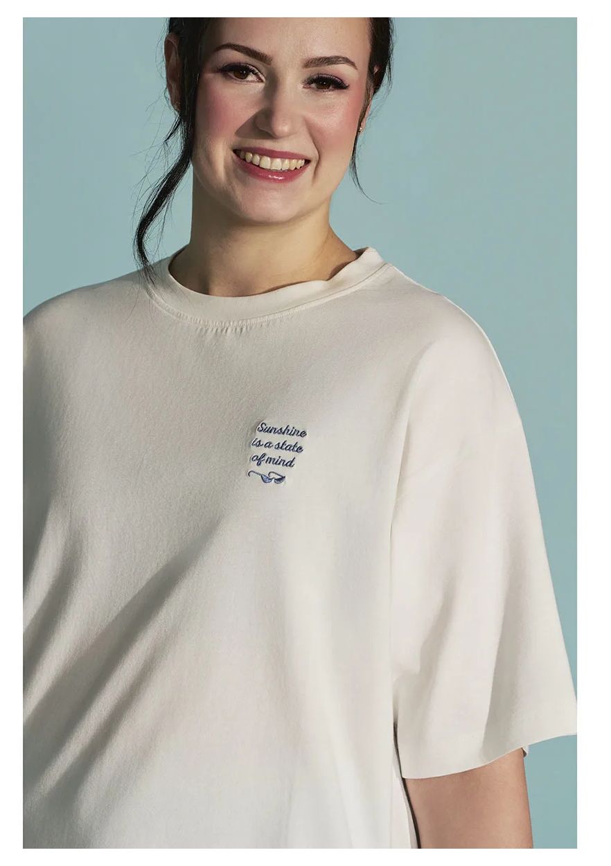 Martinex Damen Oversize T-Shirt Tuovi Sunshine